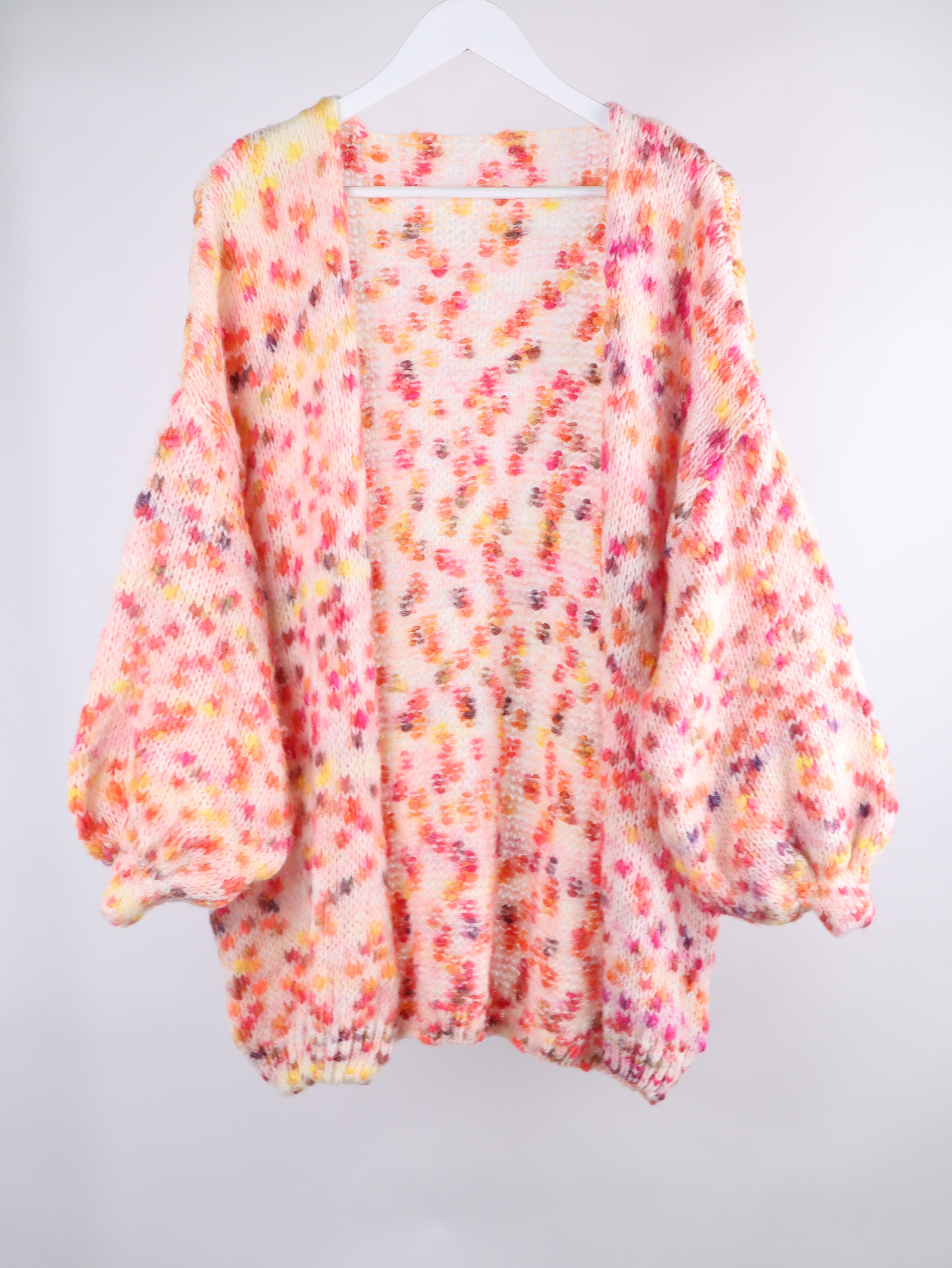 Alpaka Strickjacke CONFETTI KNIT