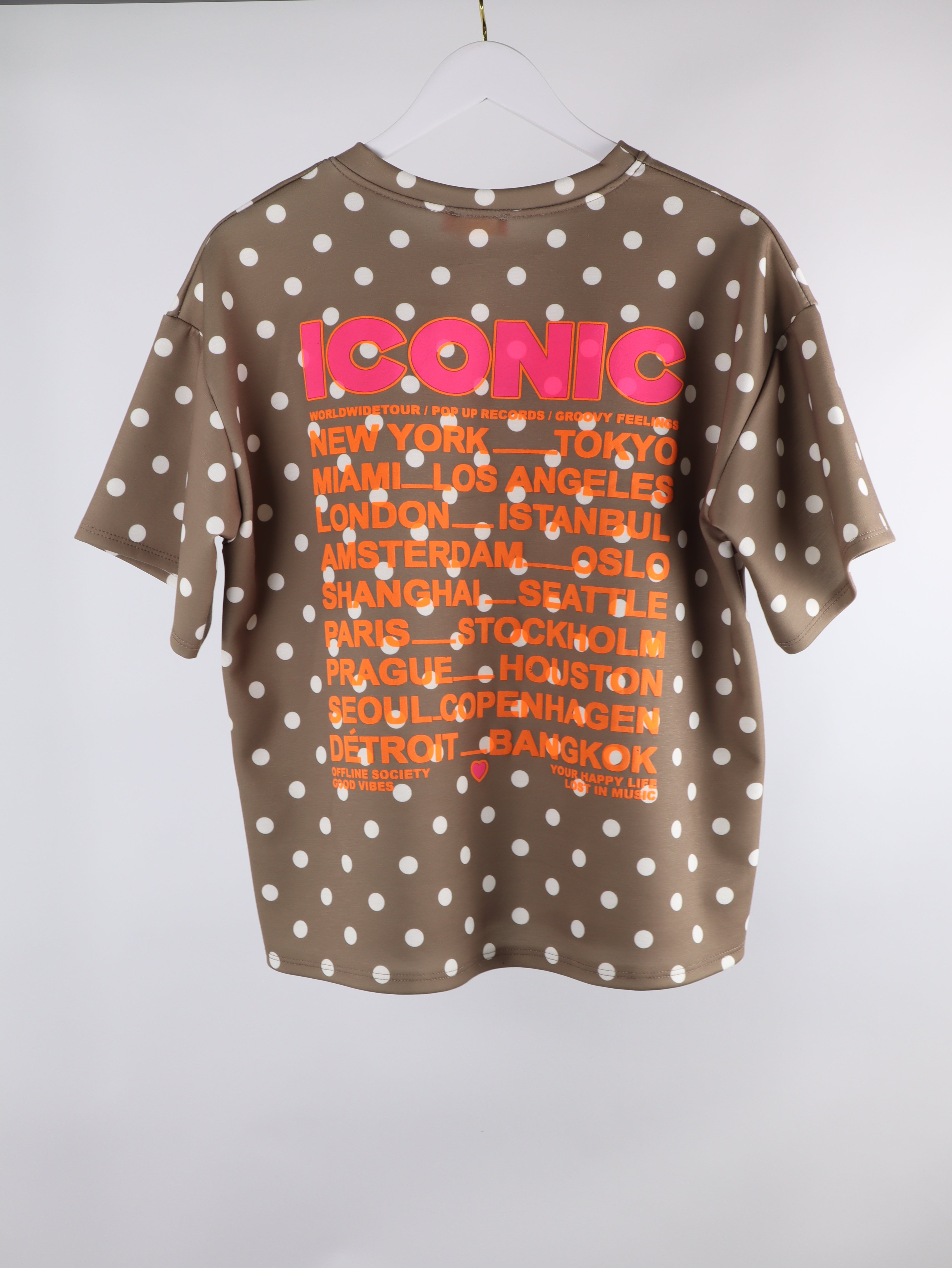 Oversize Shirt "Butter Polka Dots" mit Iconic-Print