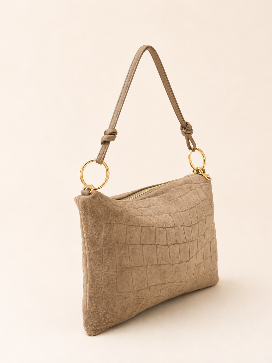Croco-Optik Leder Tasche CLEO
