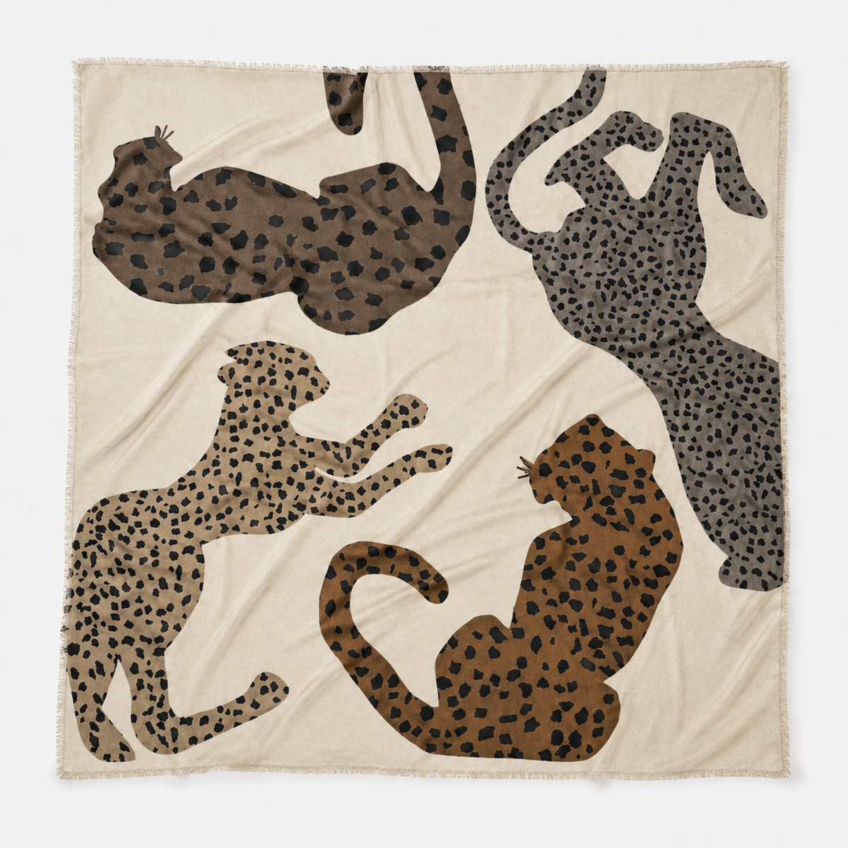 Viereckstuch WILD CATS