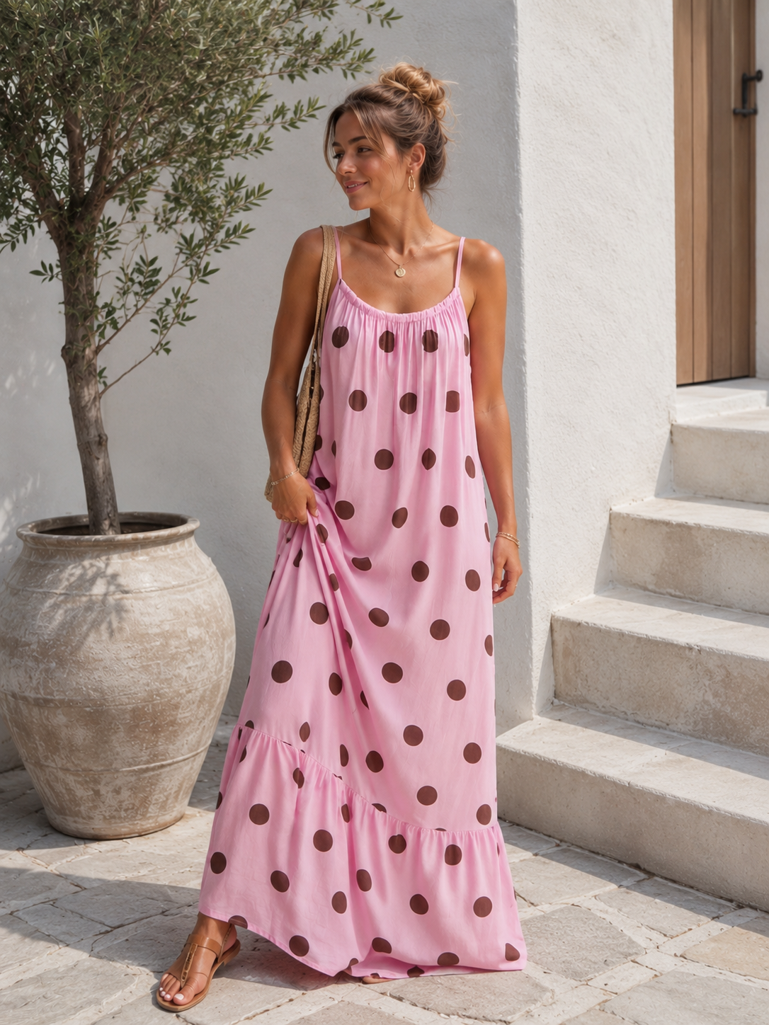 Trägerkleid POLKA DOT