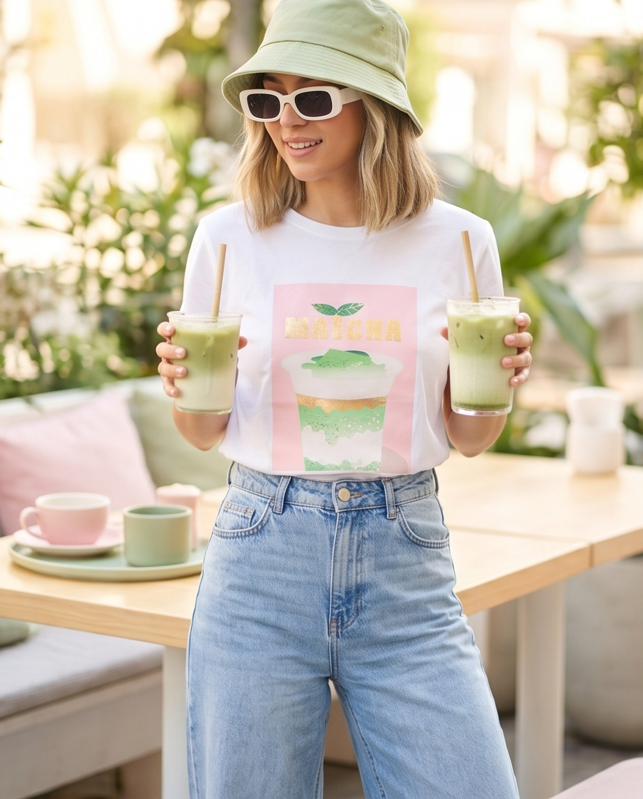 T-Shirt Matcha Cup