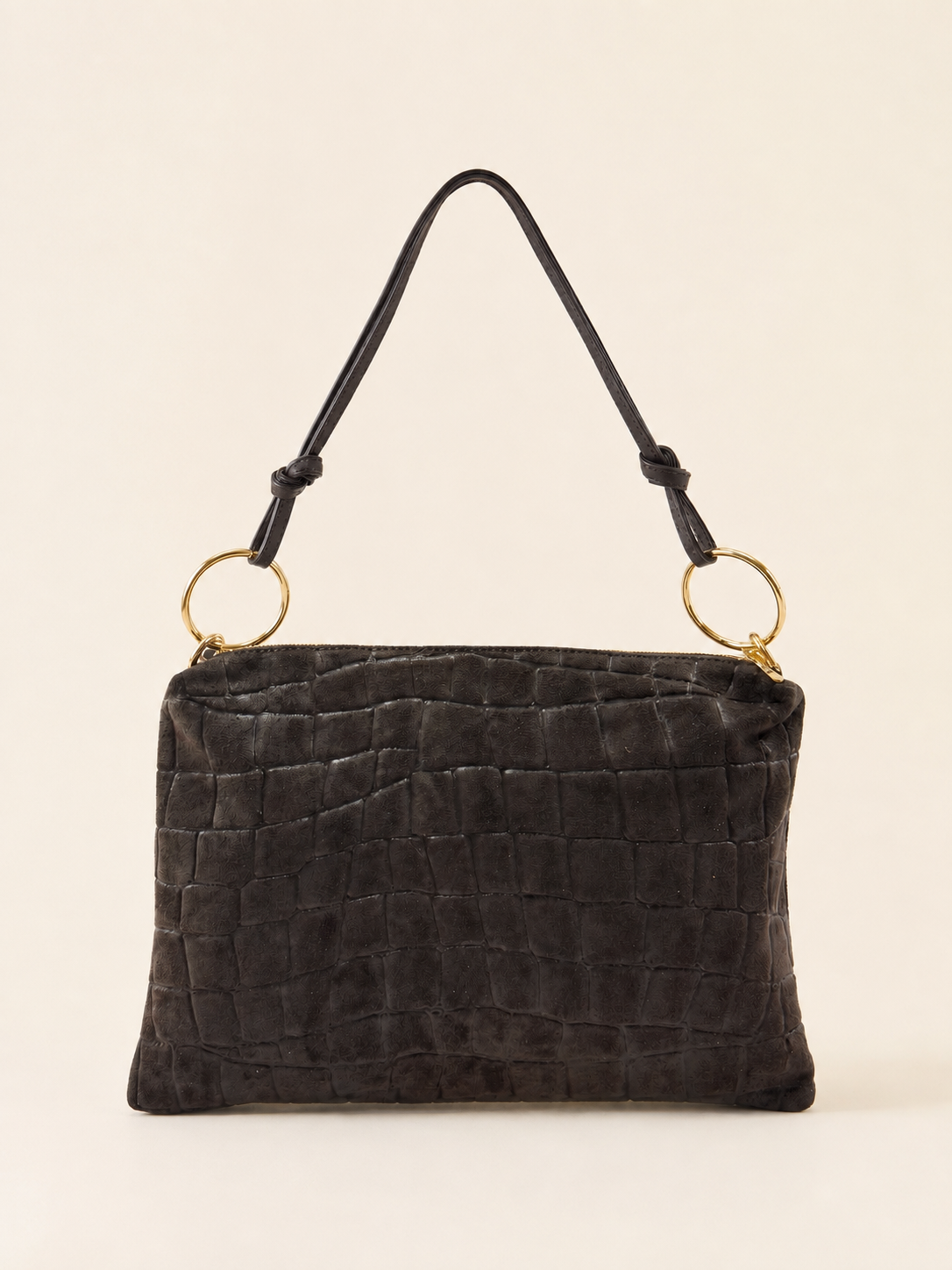 Croco-Optik Leder Tasche CLEO