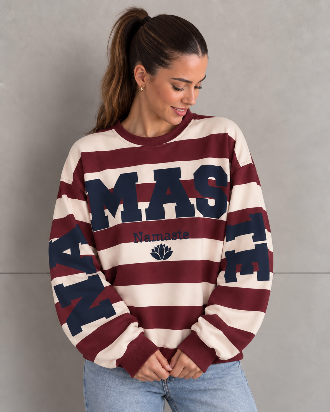 Butterstoff Sweater NAMASTE STRIPES