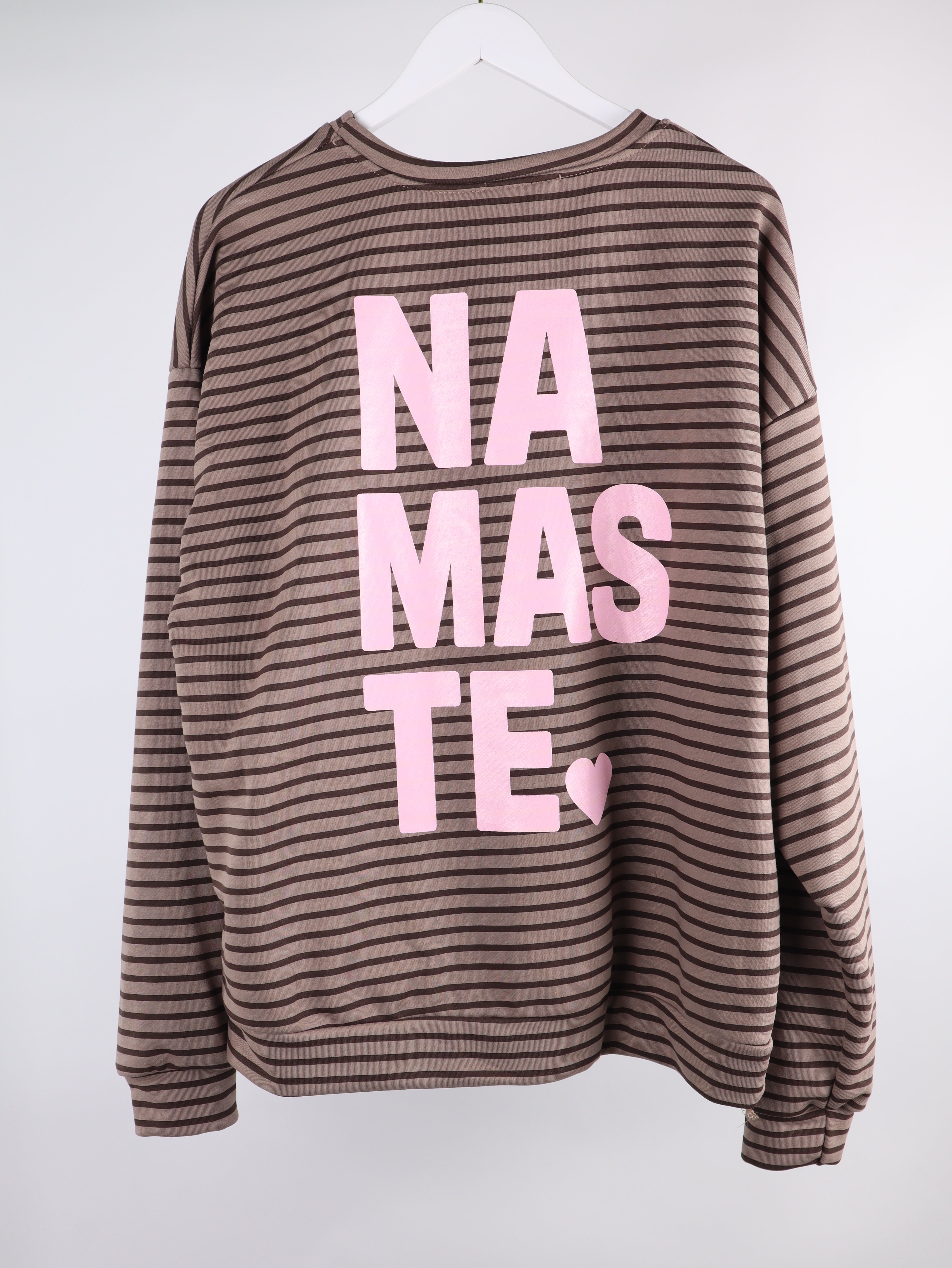 Oversize Streifen Sweater NAMASTE
