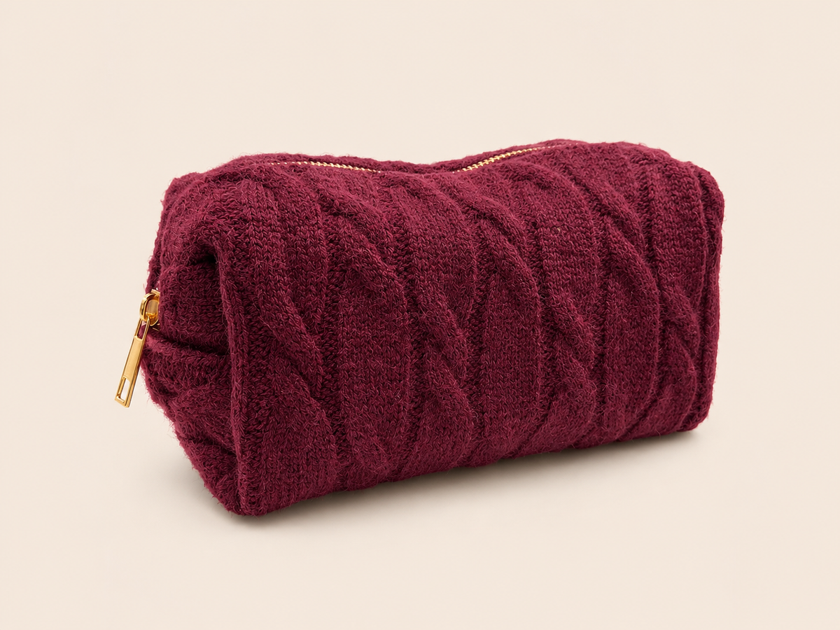 Kosmetiktasche CABLE KNIT