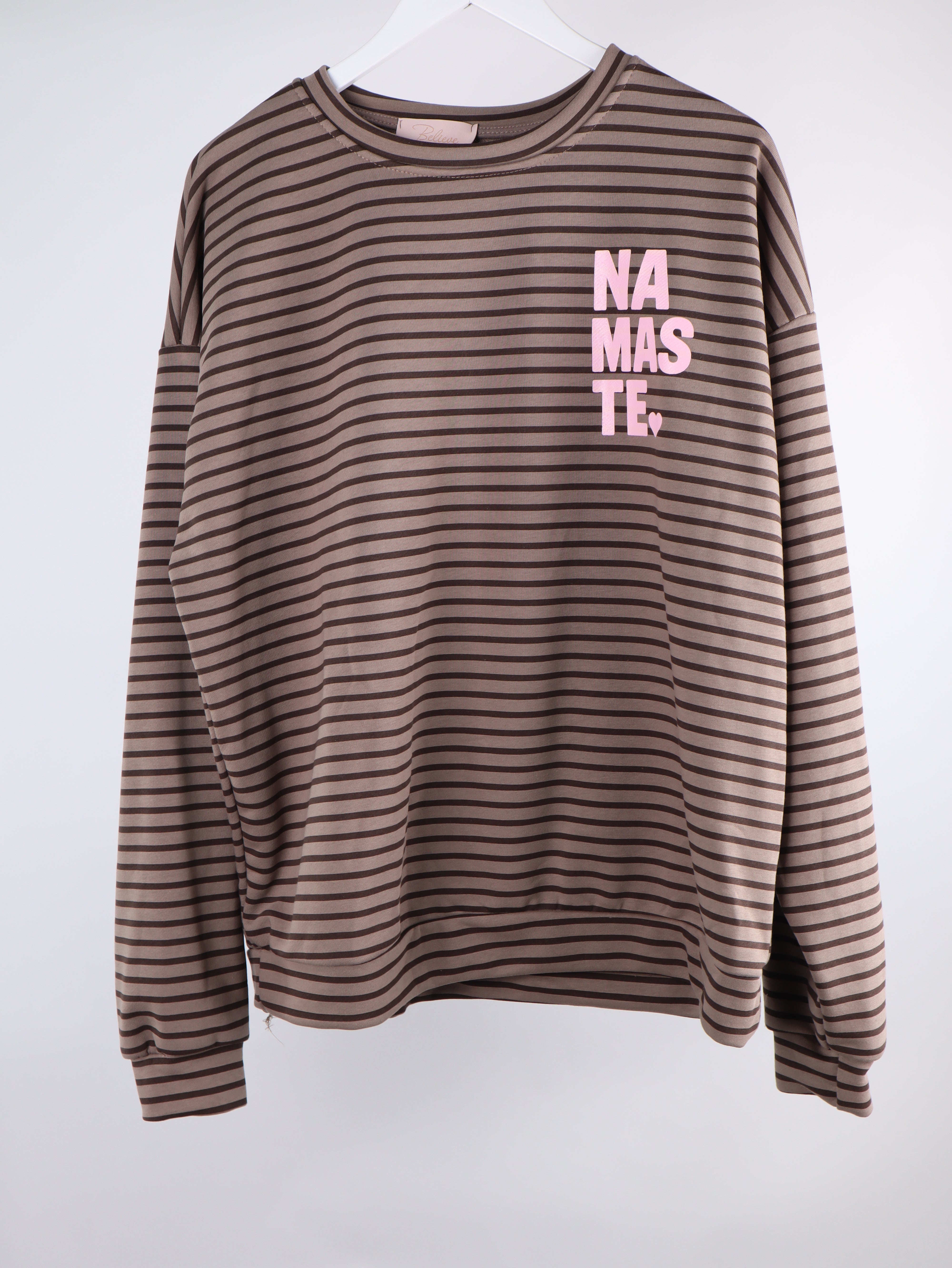 Oversize Streifen Sweater NAMASTE
