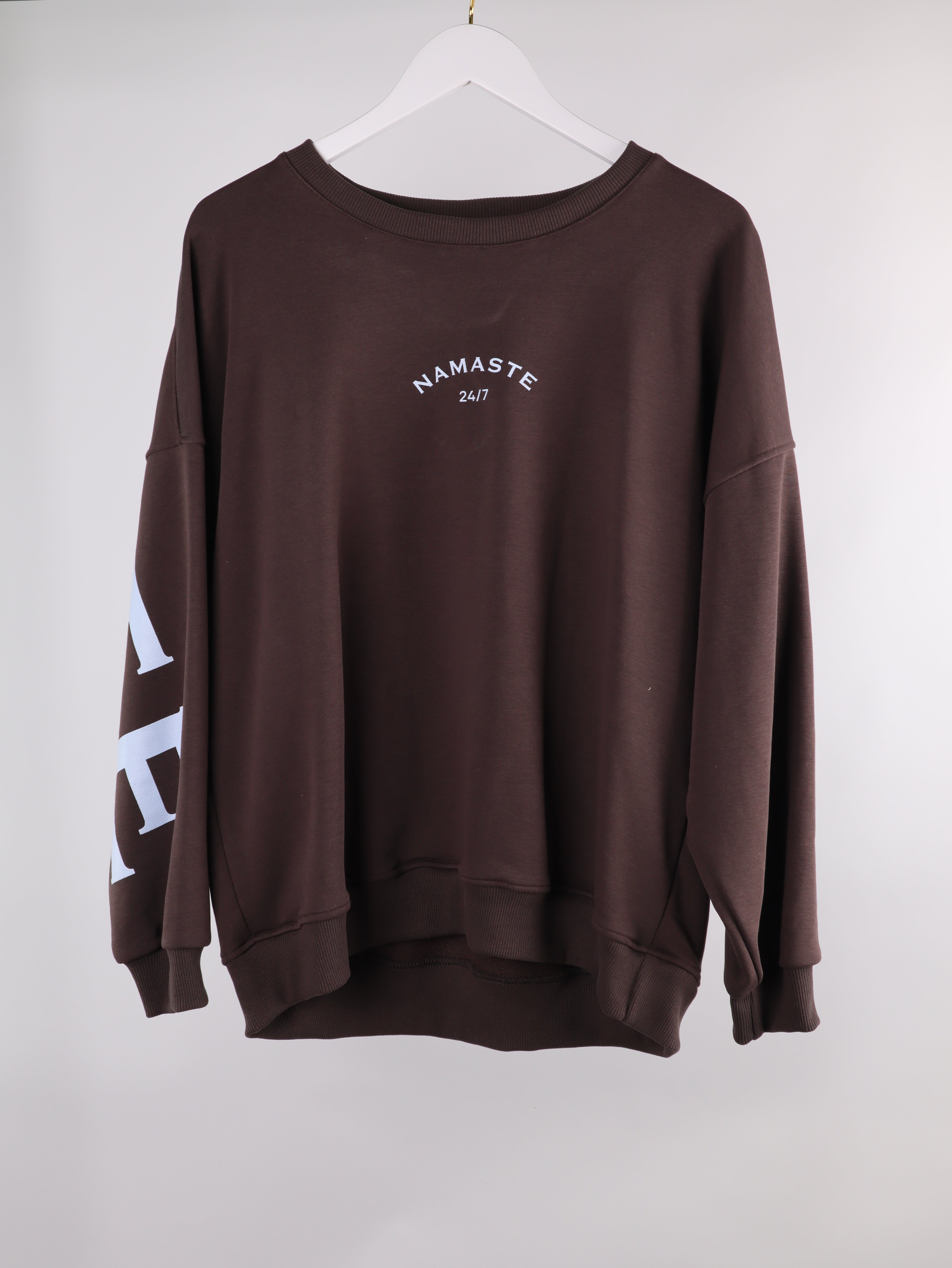 Sweatshirt mit Rückenprint NAMASTE