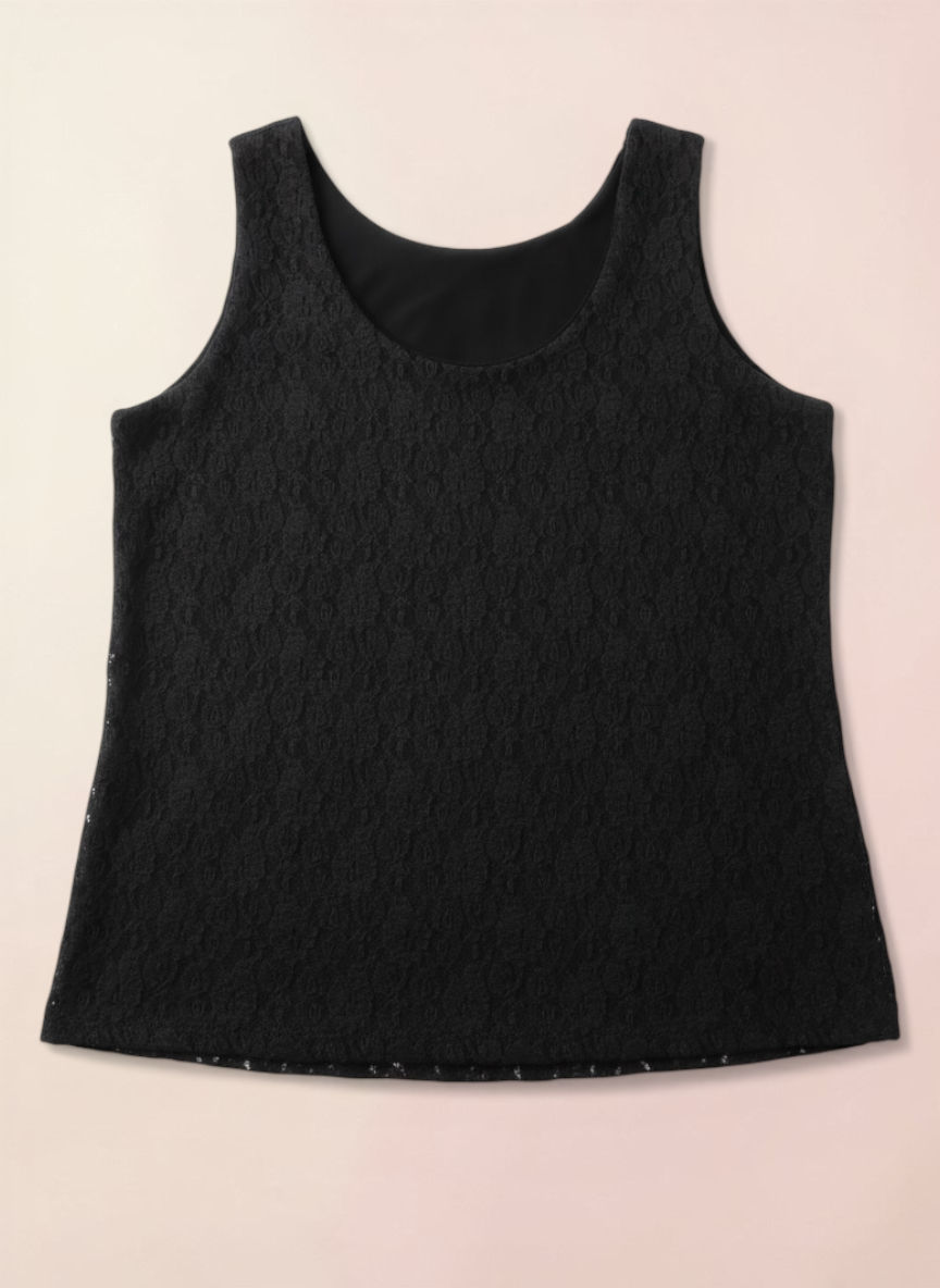 Spitzen Top – gefüttert