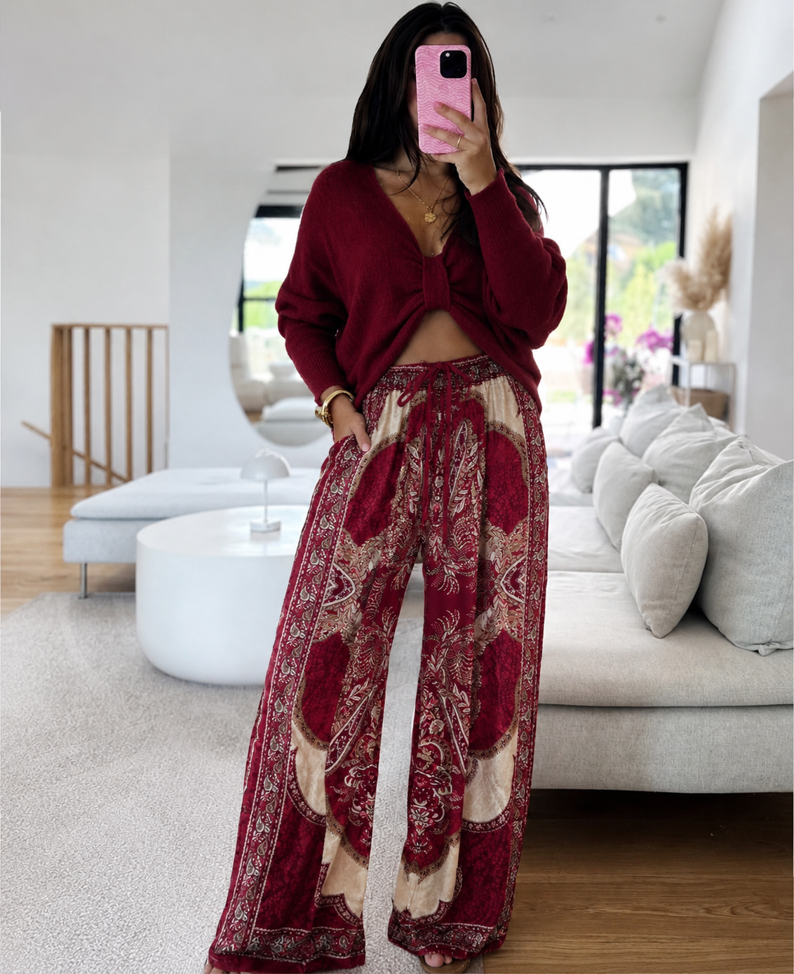 Strickpullover DRAPED KNOT