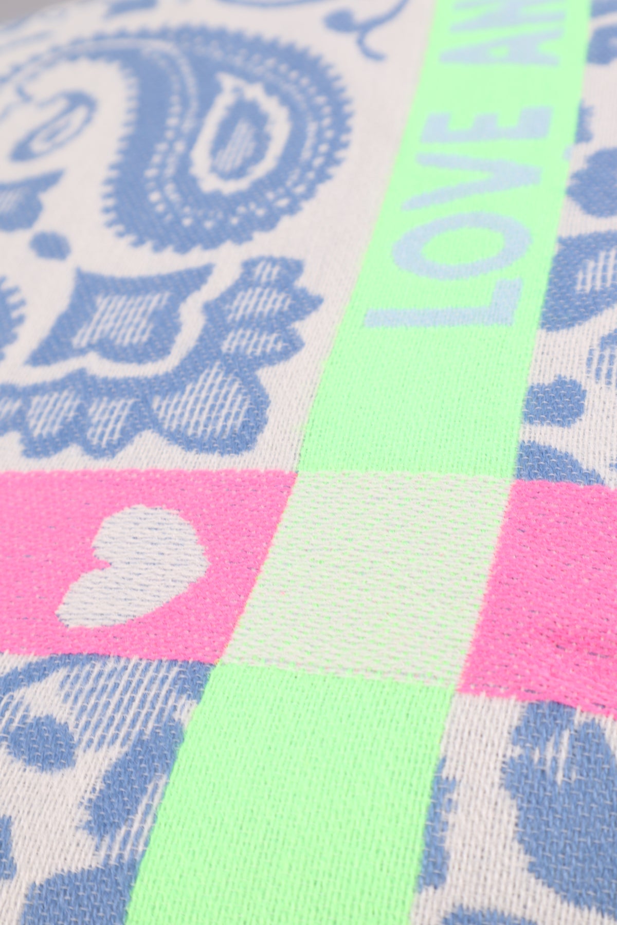 Vierecksschal PAISLEY HEARTS