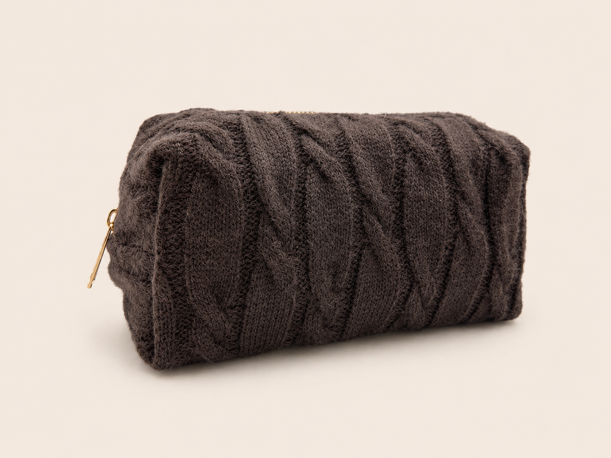 Kosmetiktasche CABLE KNIT