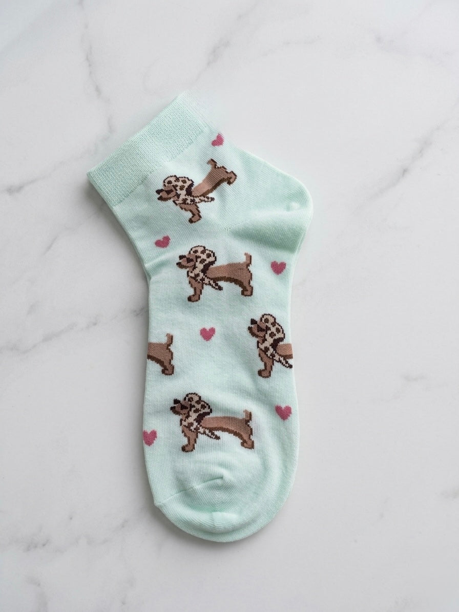 Sneaker-Socken "Dackel Liebe"