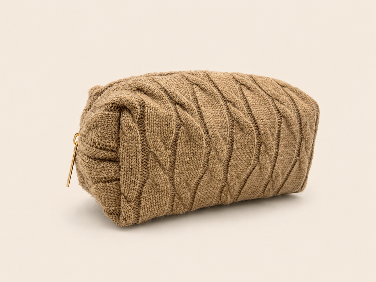 Kosmetiktasche CABLE KNIT