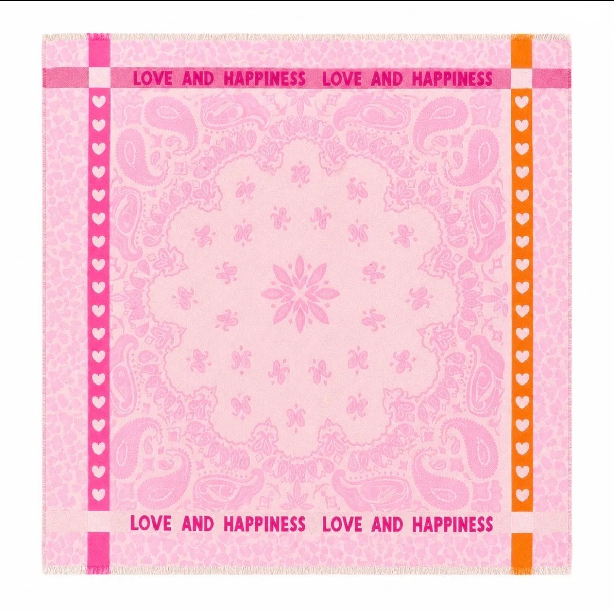 Vierecksschal PAISLEY HEARTS