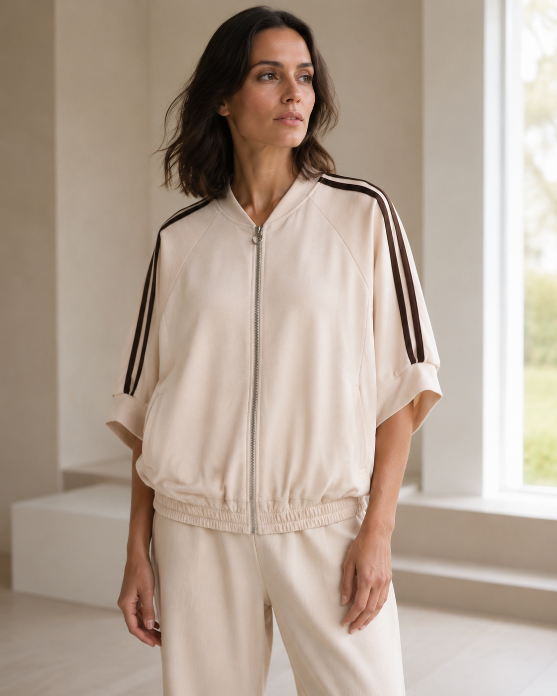 Butterstoff Blouson DOUBLE STRIPE