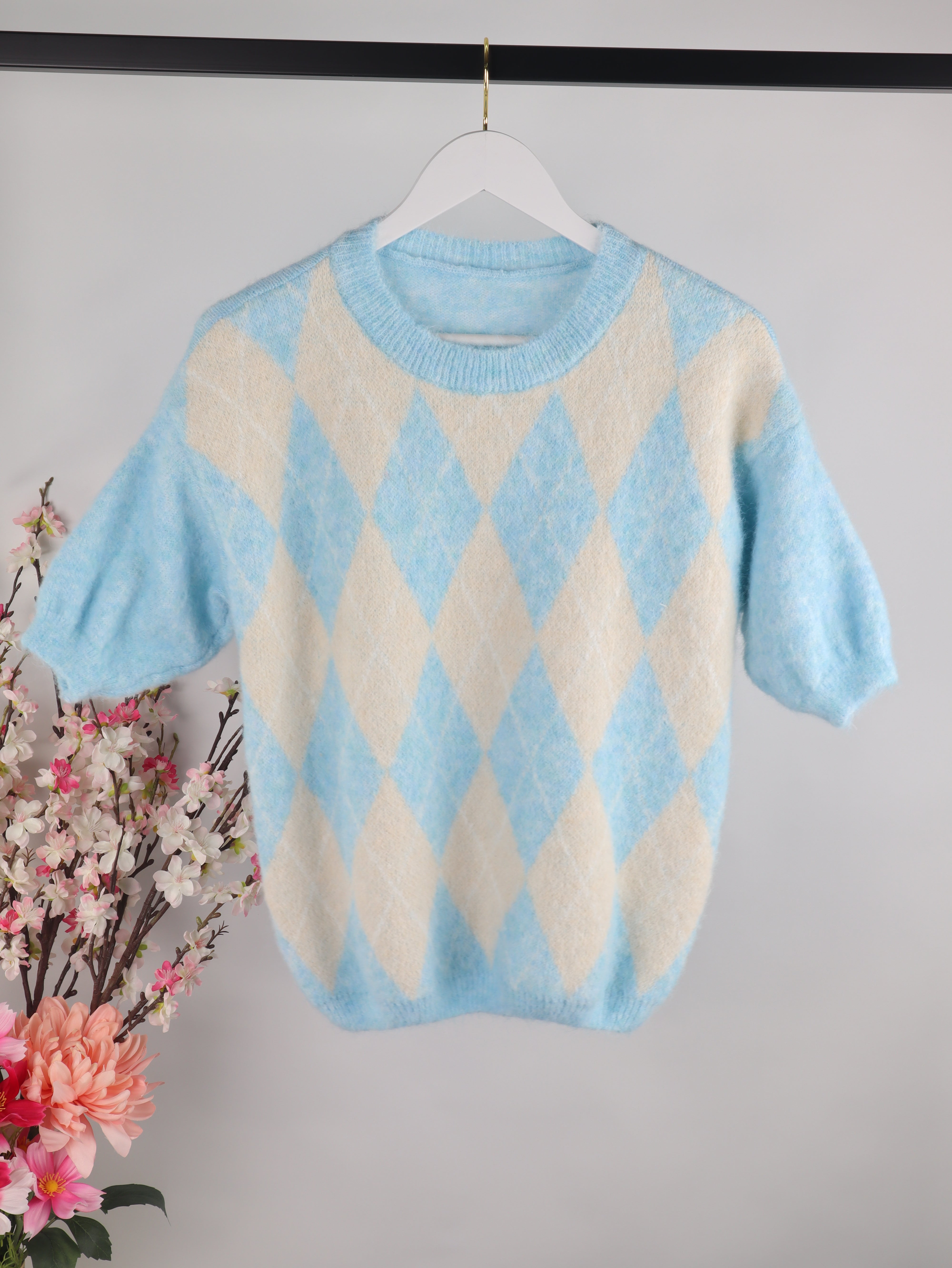 Strickpullover – Rauten