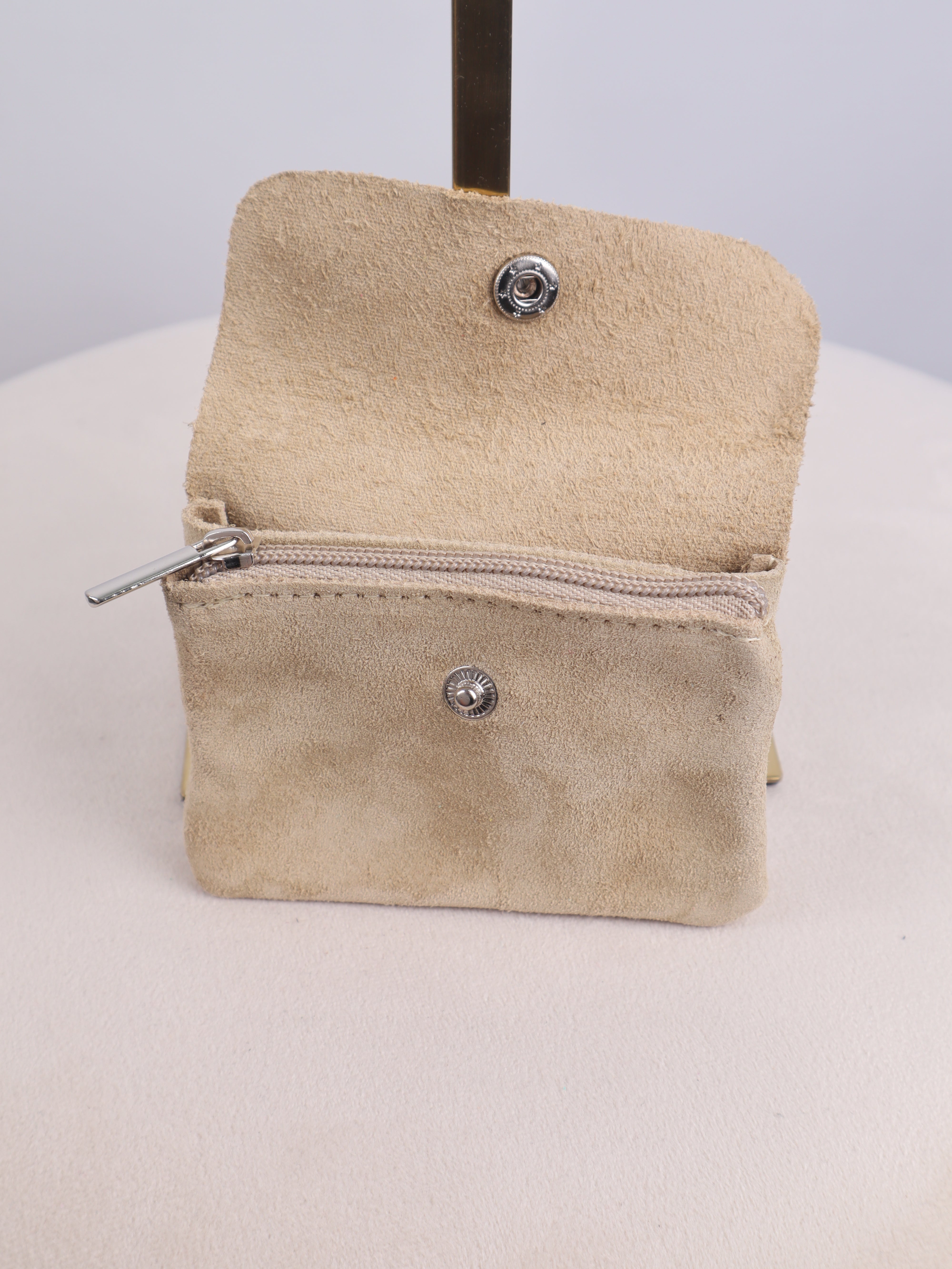 Veloursleder Geldbörse Small
