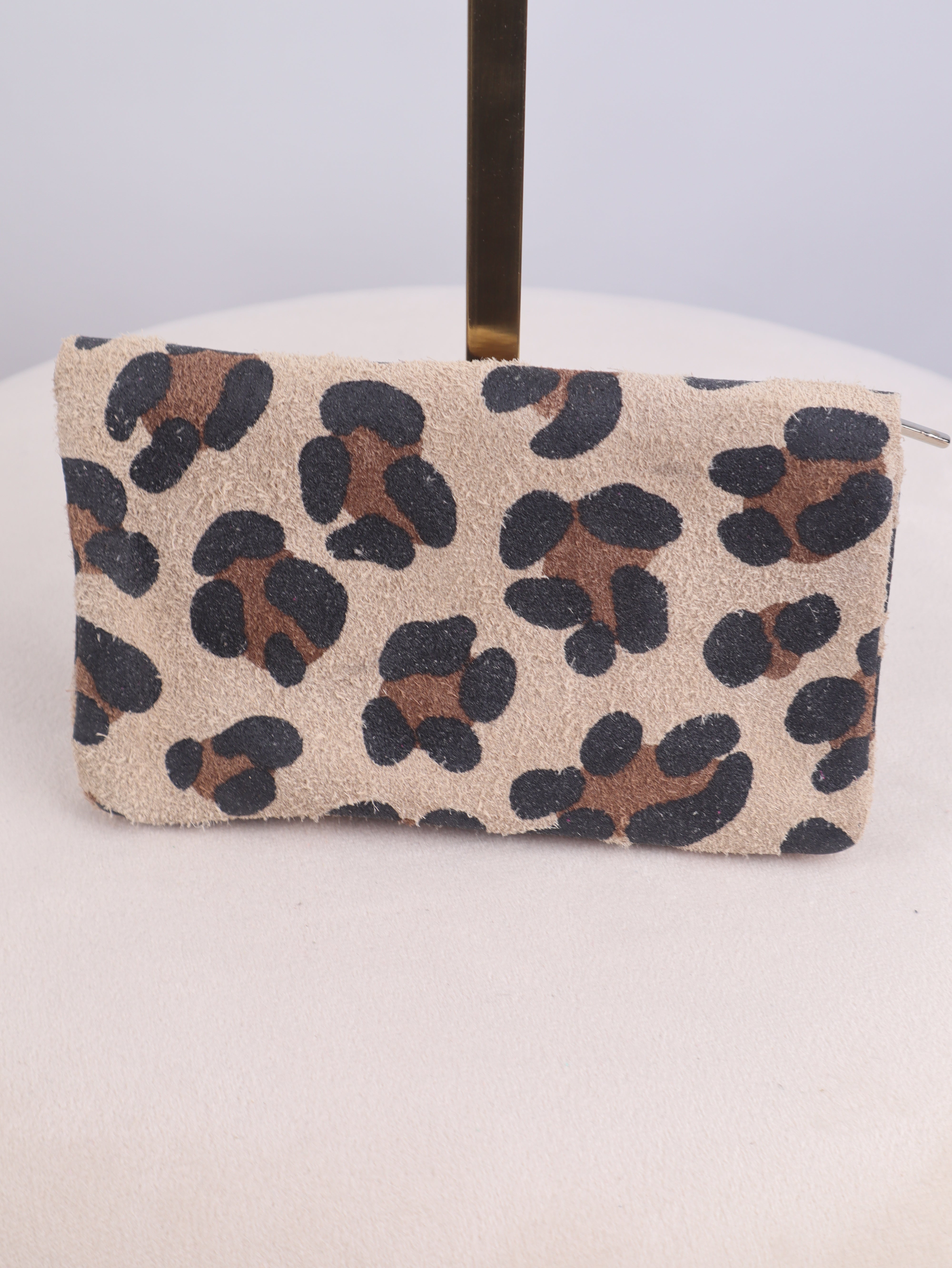 Veloursleder Geldbörse Medium