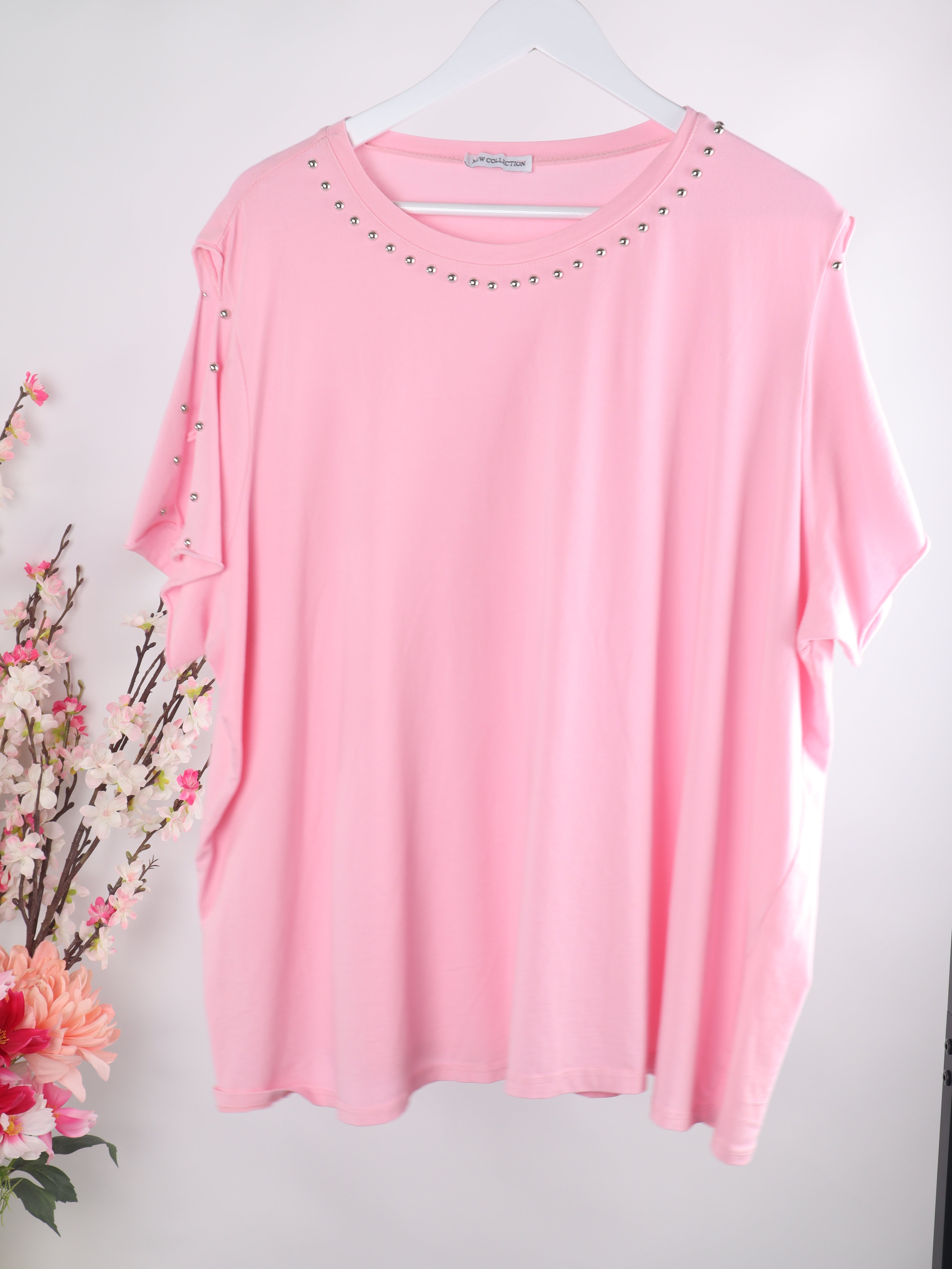 Oversize T-Shirt mit Nieten