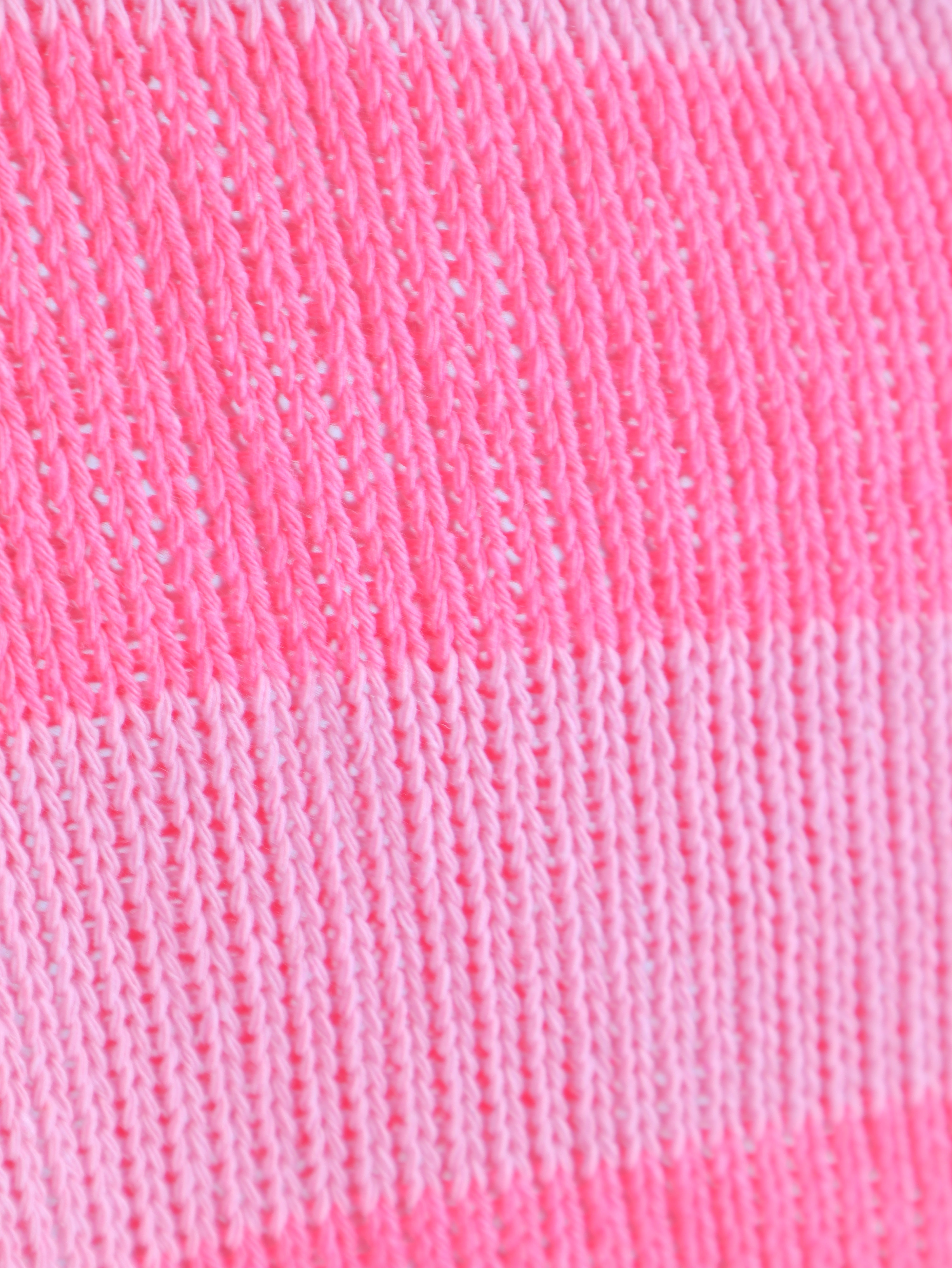 Oversize Häkelshirt mit Streifen