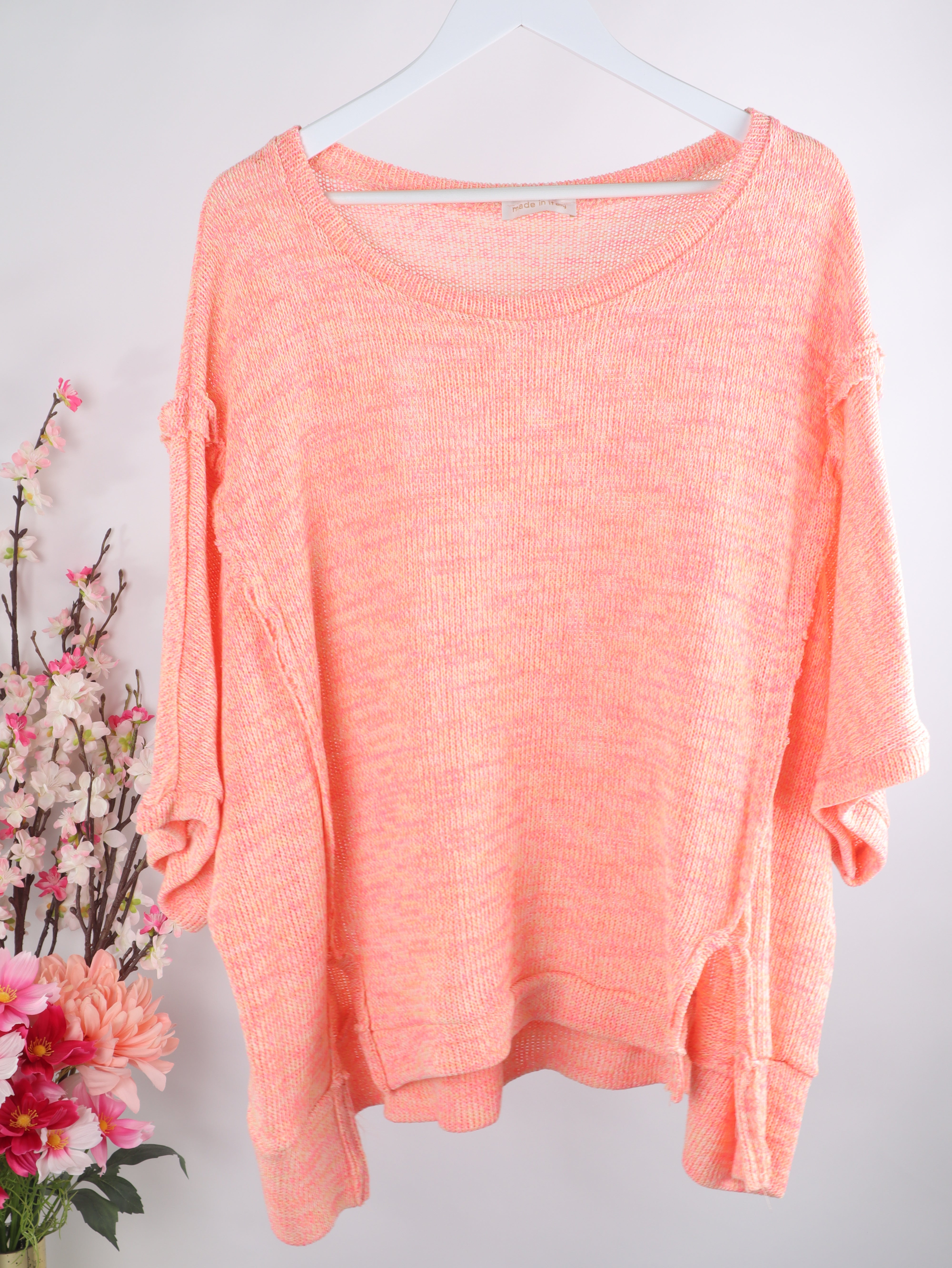 Oversize Häkelshirt