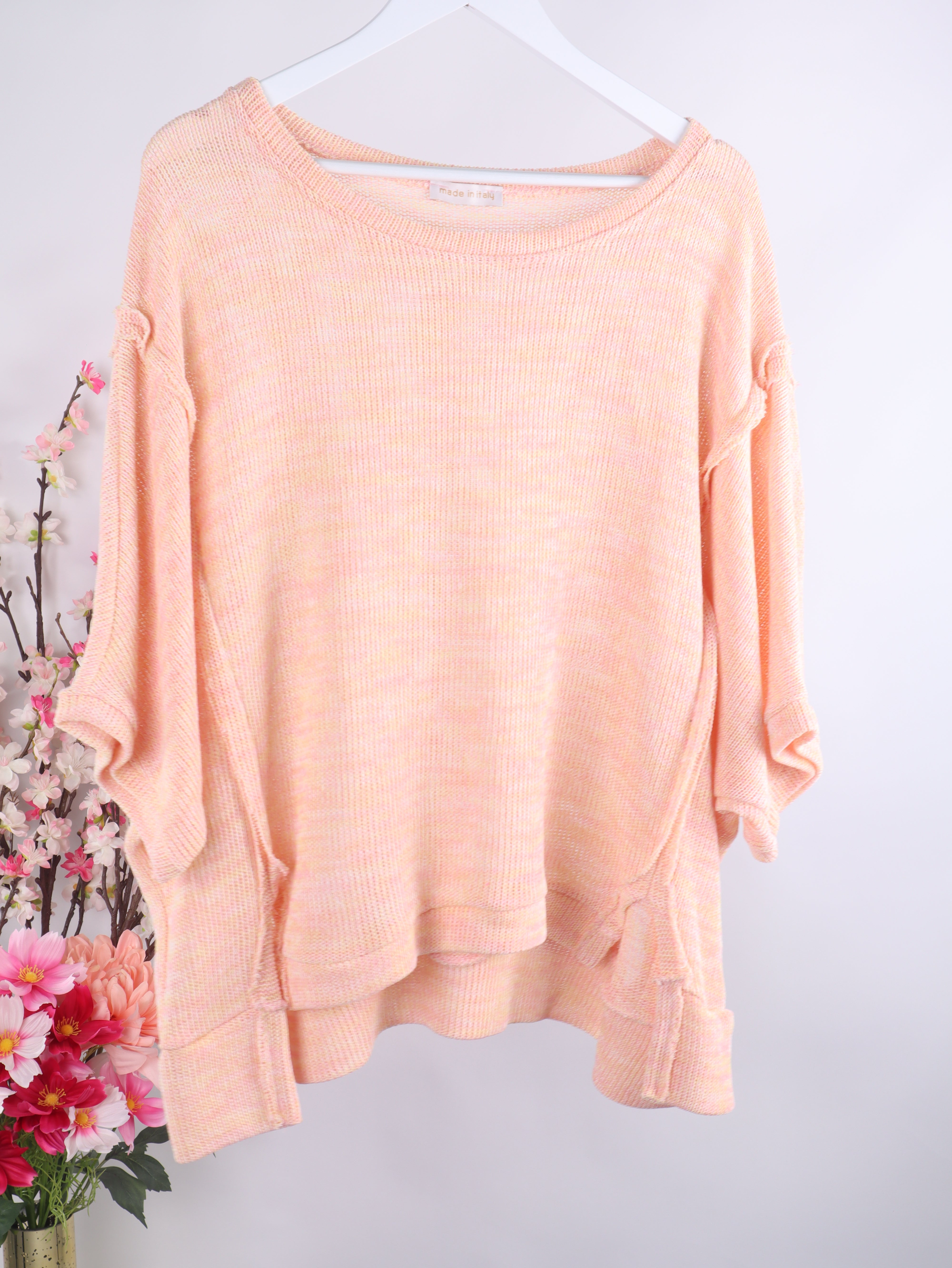 Oversize Häkelshirt