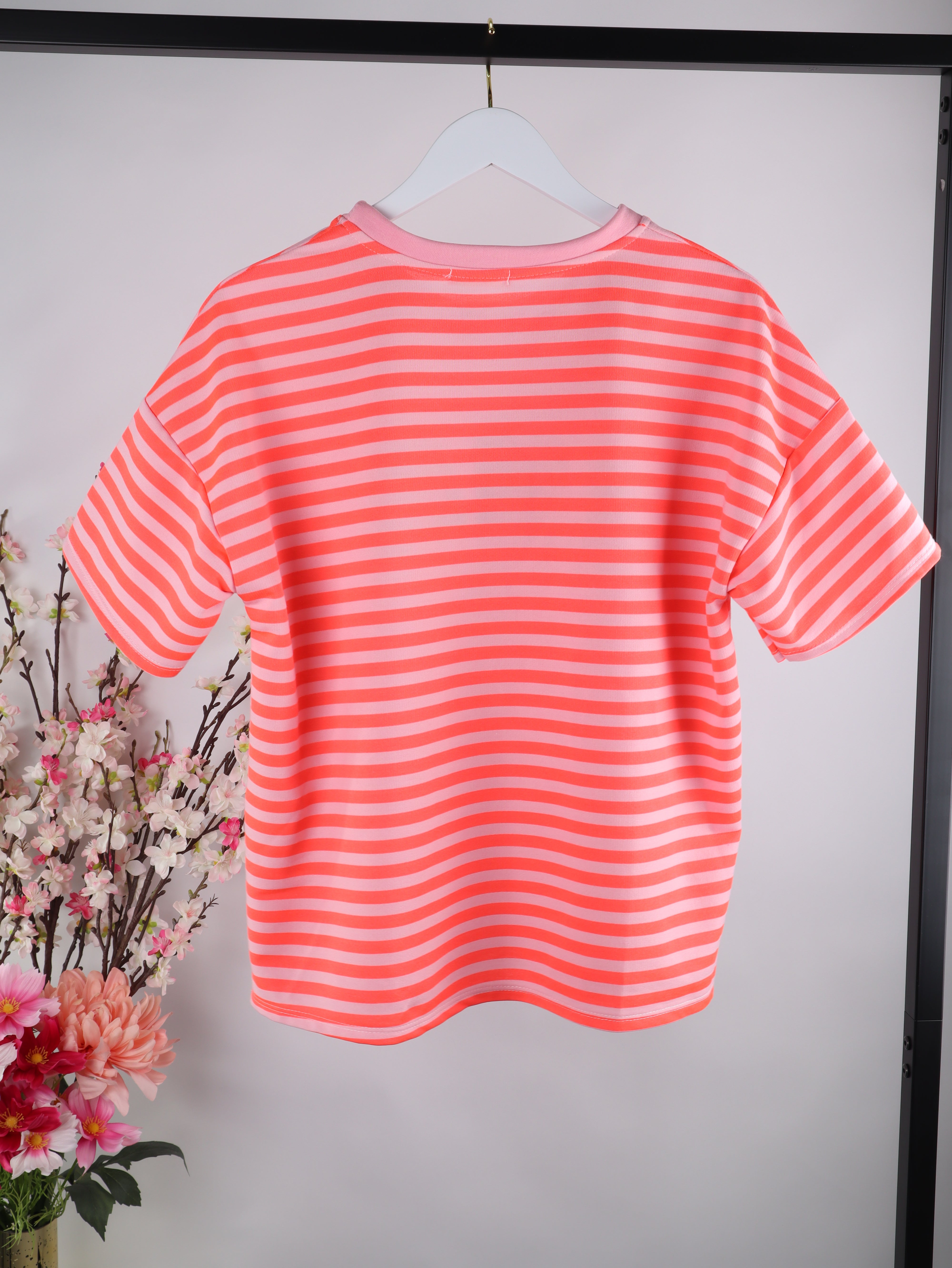 Gestreiftes Sweatshirt „CIAO“