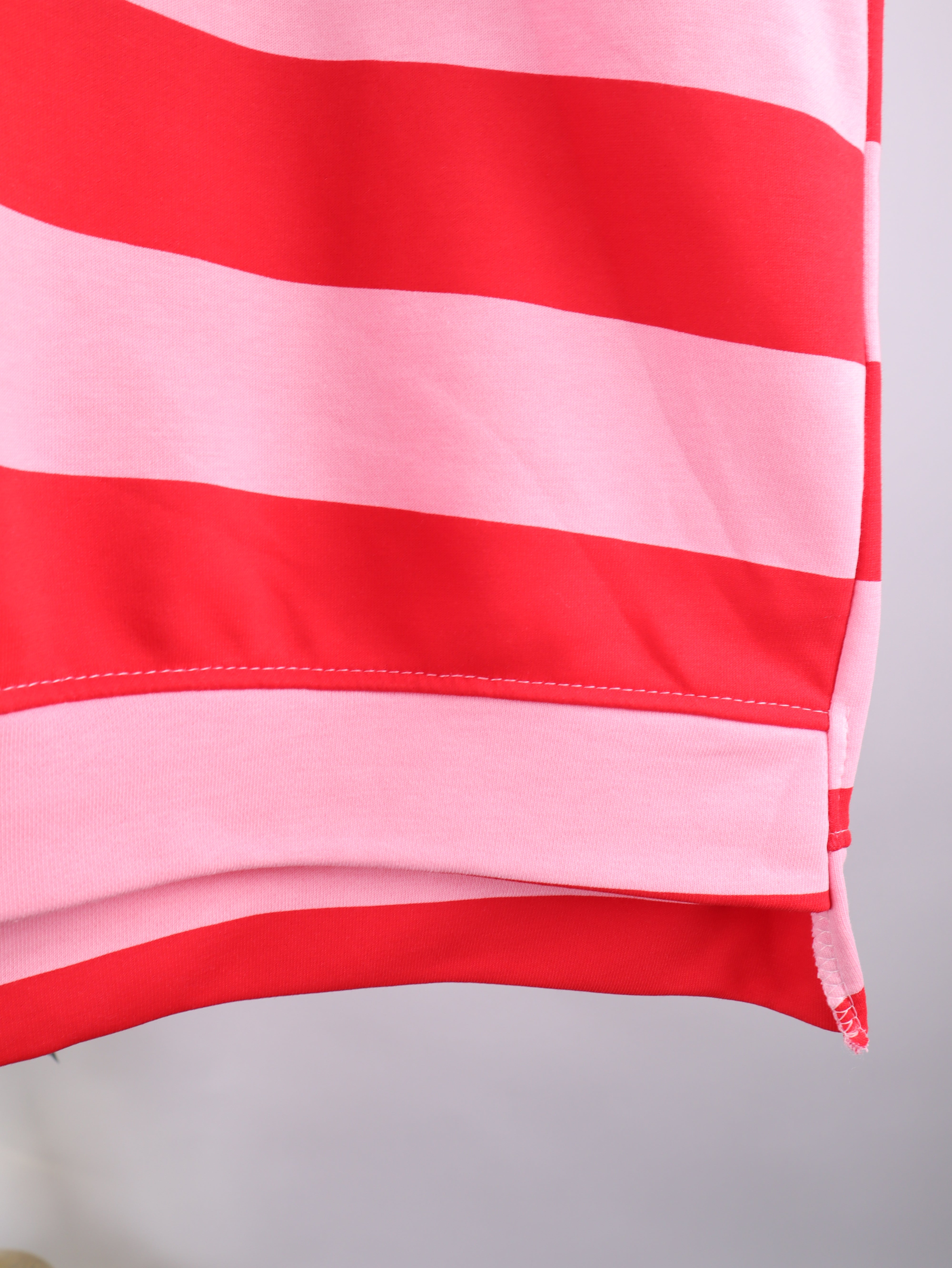 Oversized Streifen-Sweater mit ICONIC-Patch