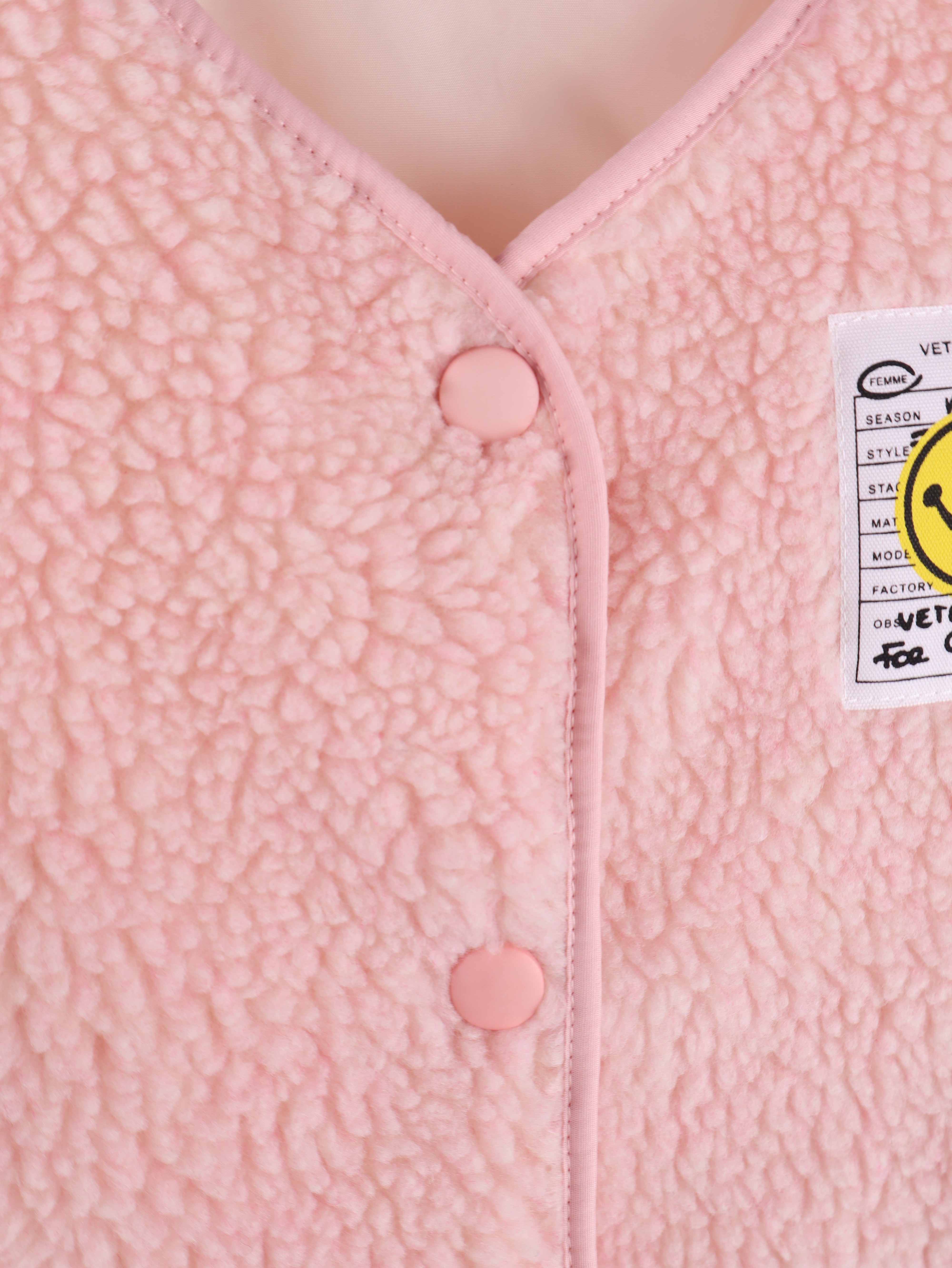 Teddy Weste SMILEY Patch