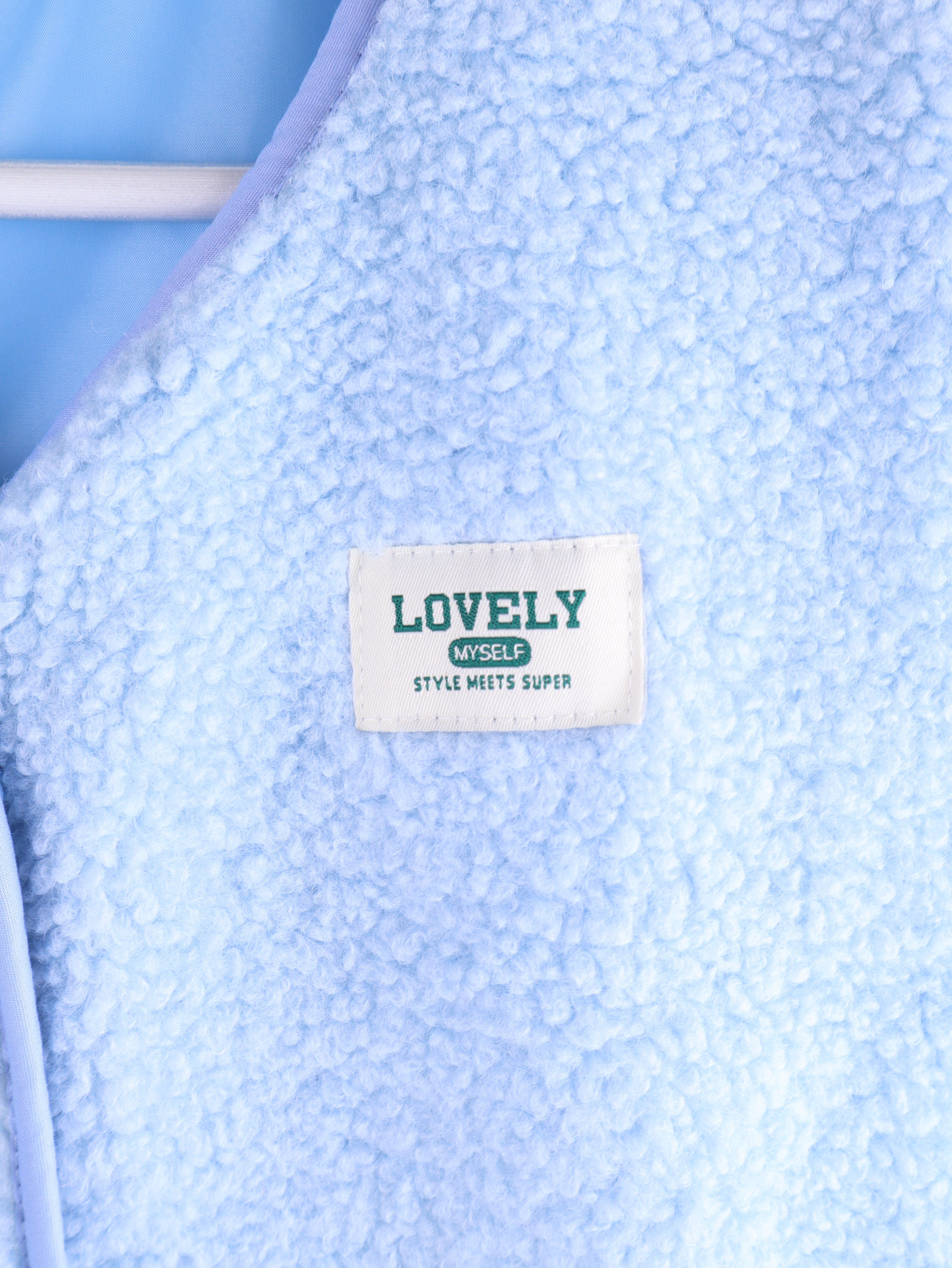 Teddy Weste LOVELY Patch