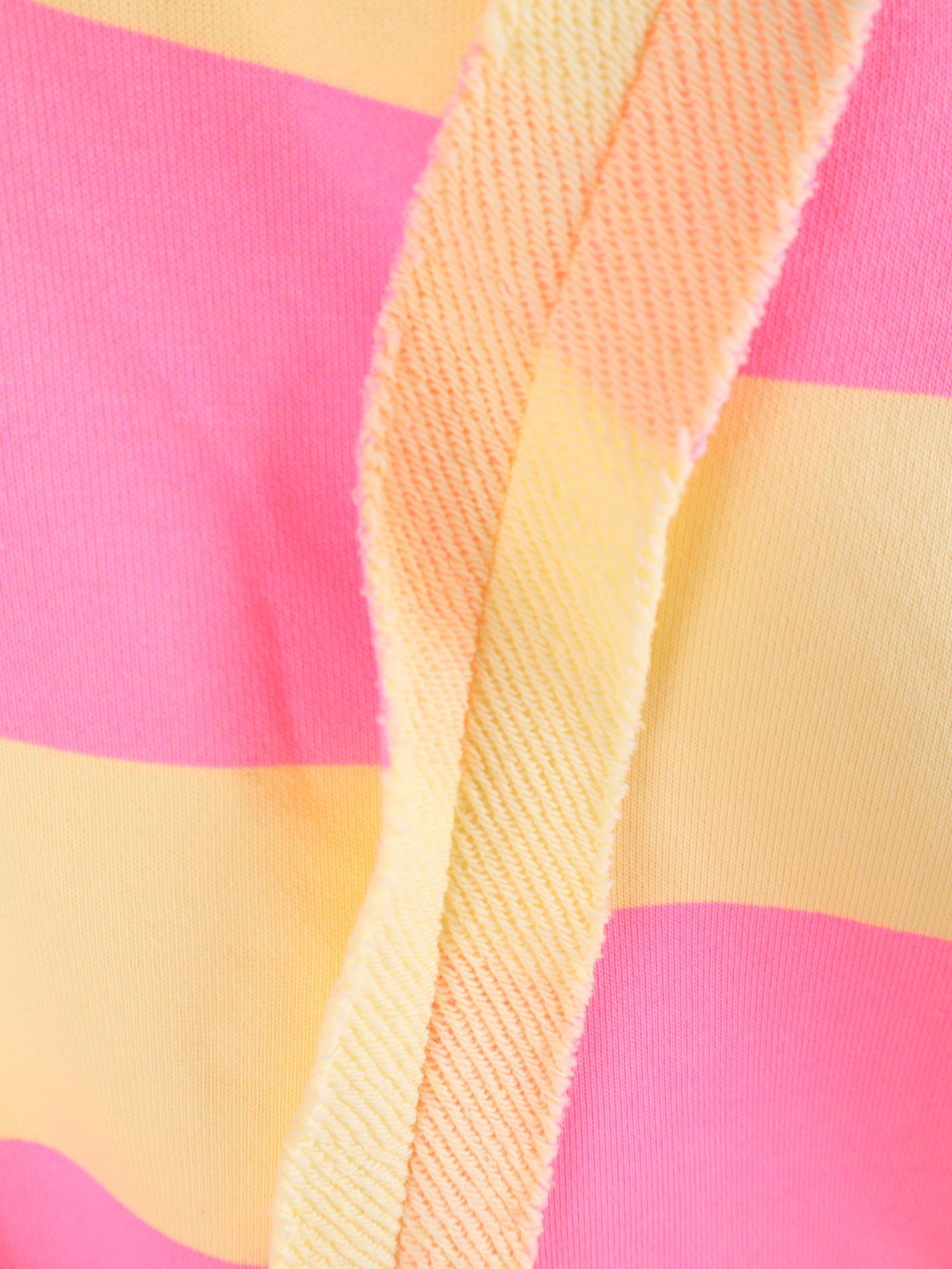 Oversize Sweatshirt mit Neon-Streifen