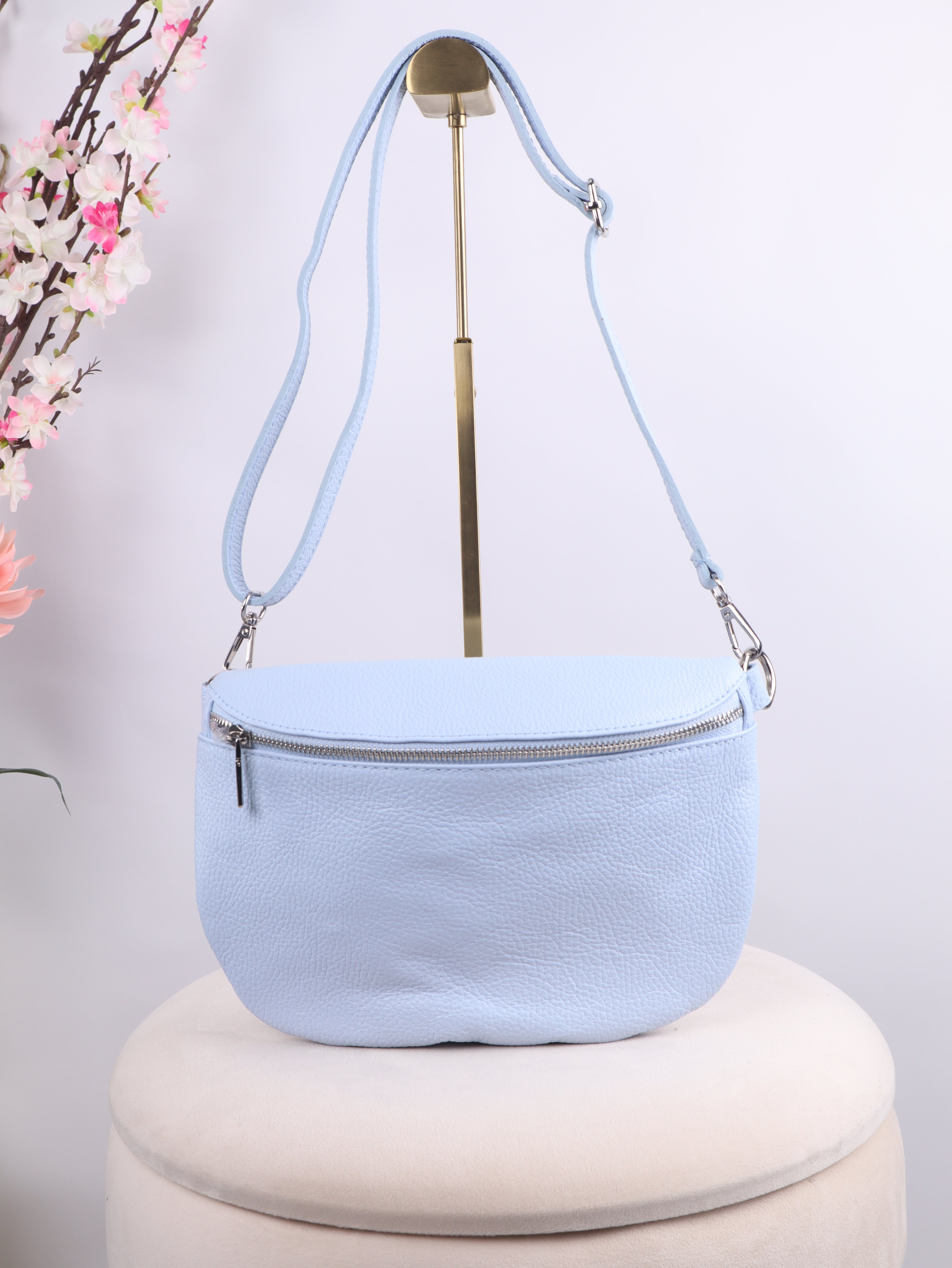 Leder Bauchtasche - ELISA - Medium