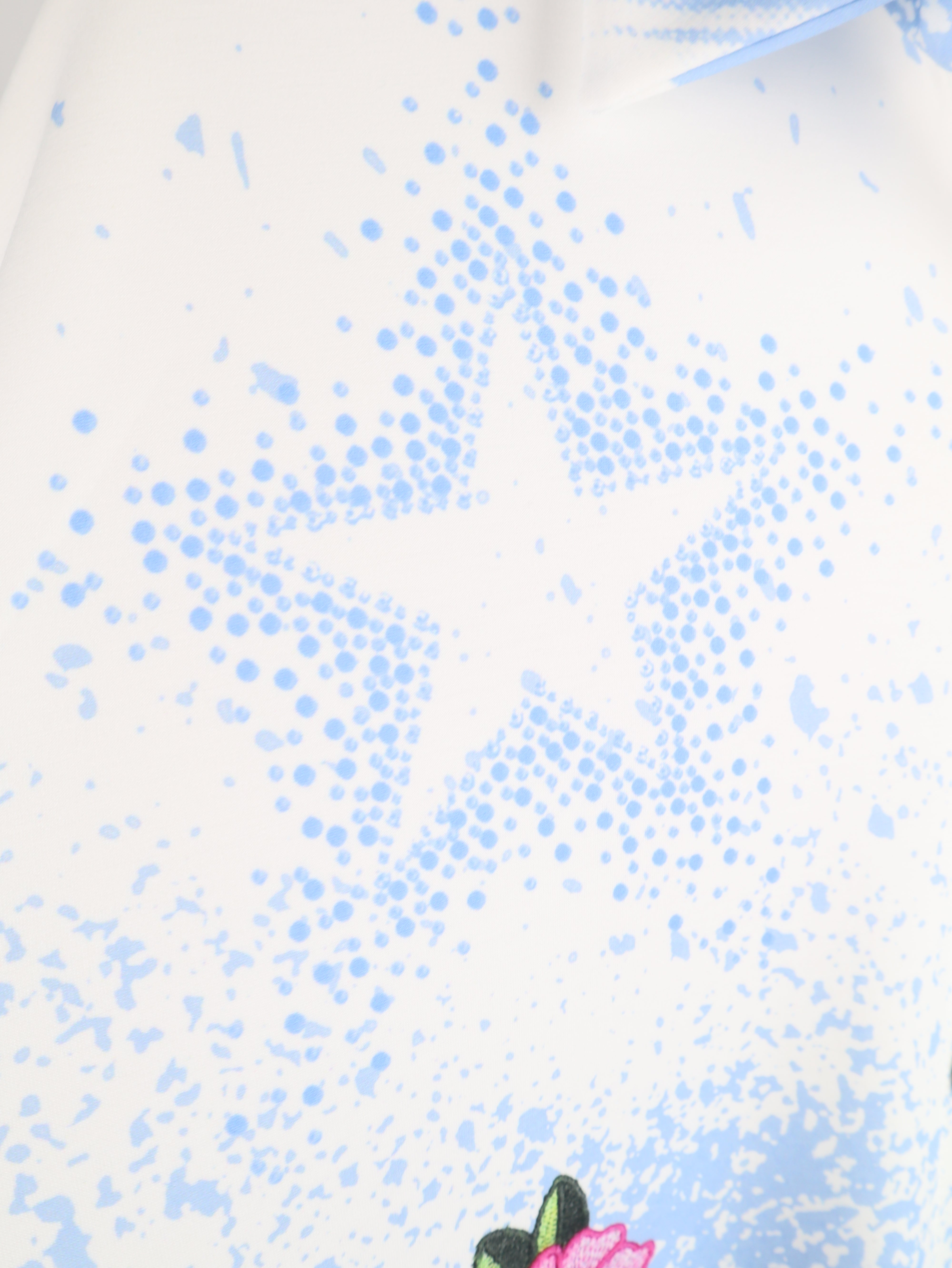 Statement Bluse Skull & Graffiti