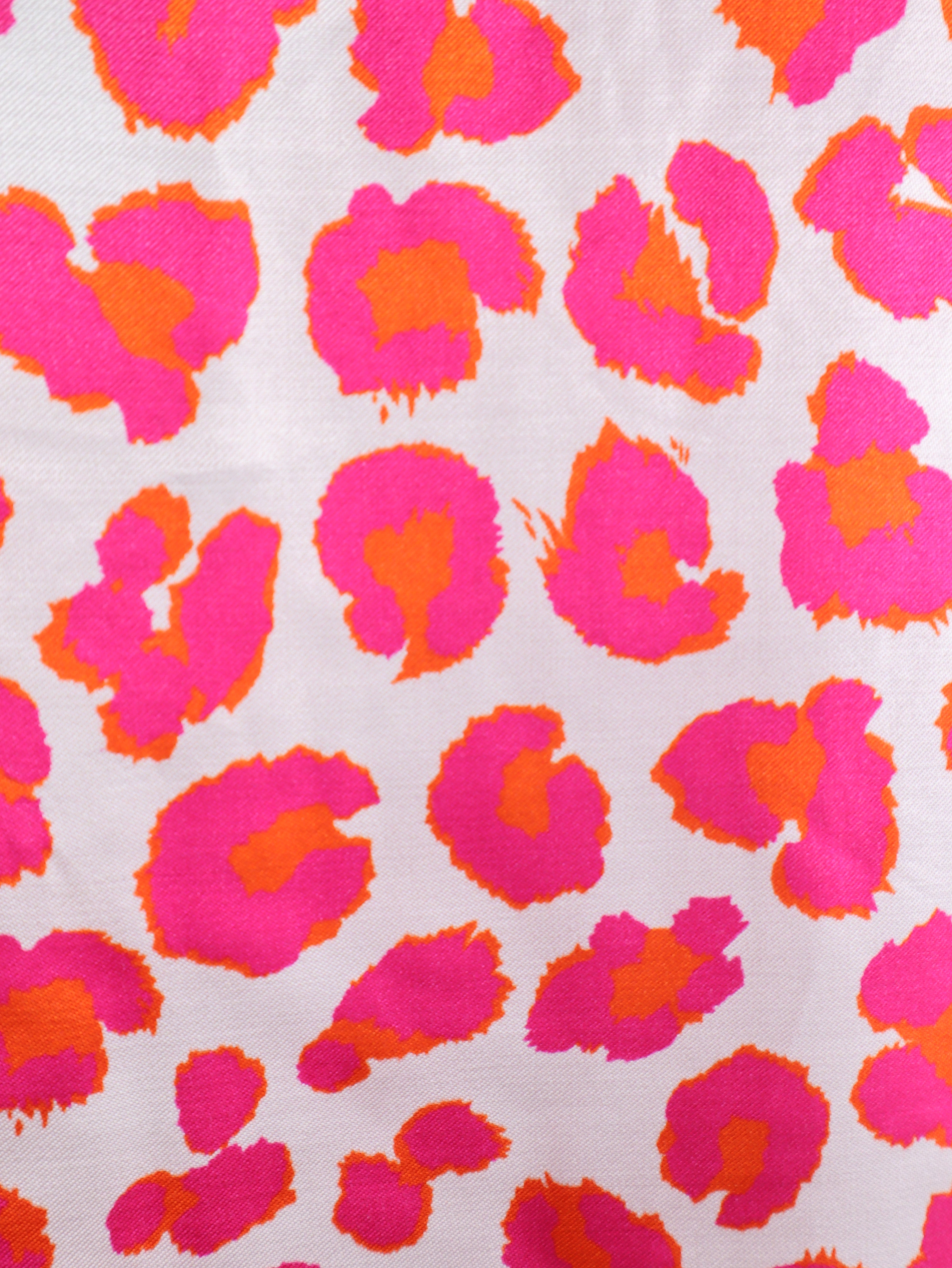 Viskose-Bluse mit Leo-Print