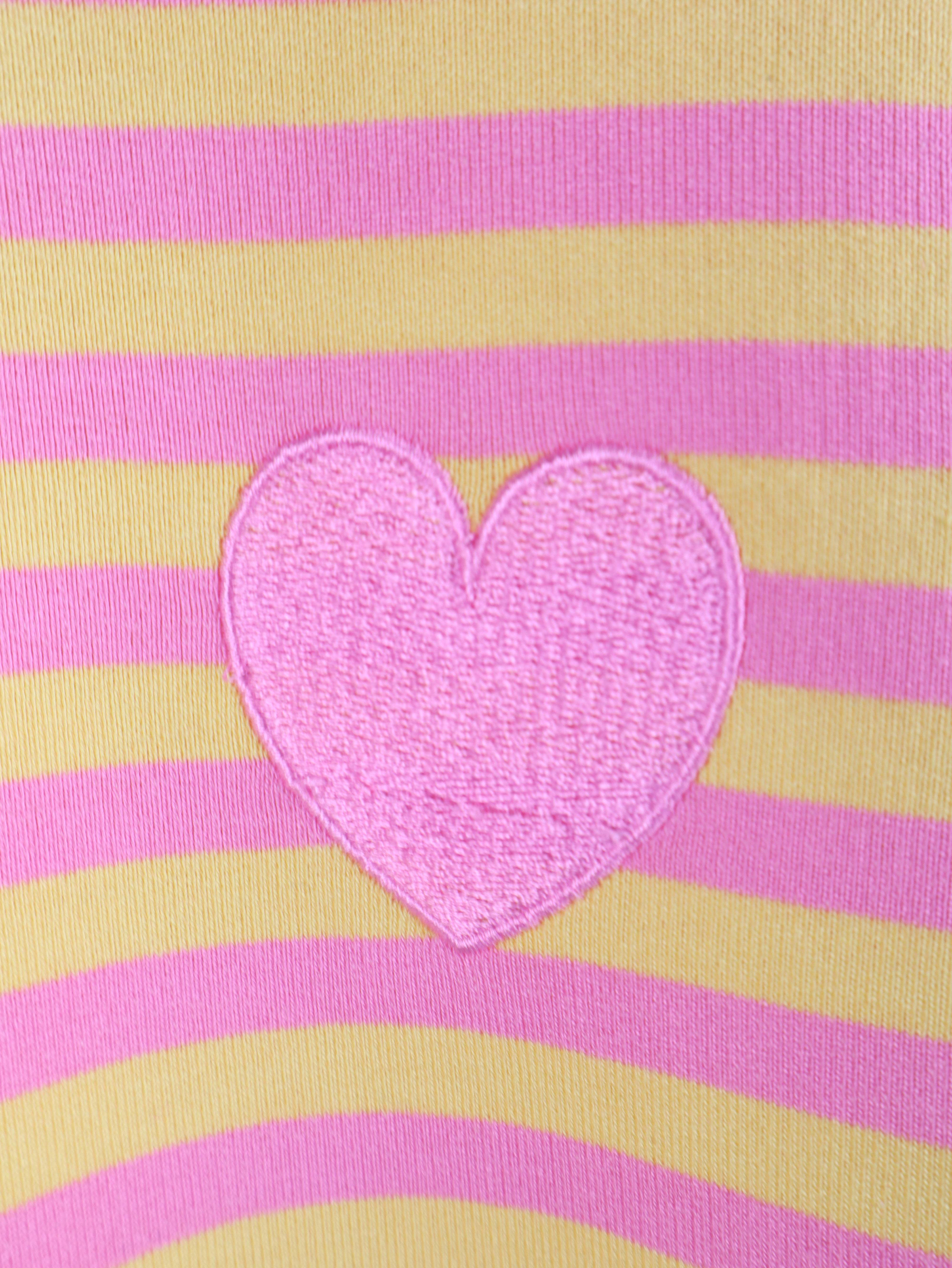 Streifen-Shirt mit Herz