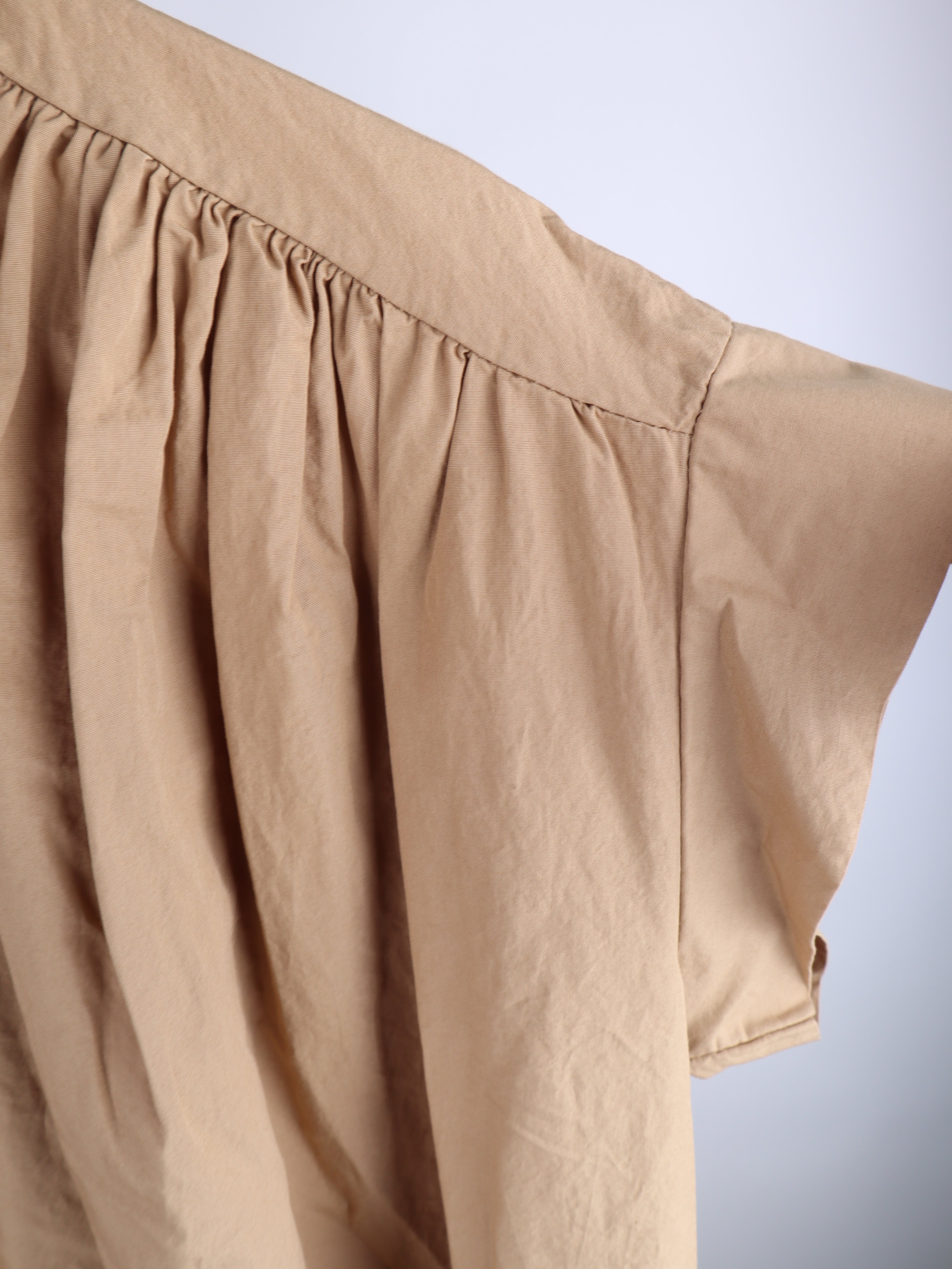 Lange Oversize Baumwoll-Tunika