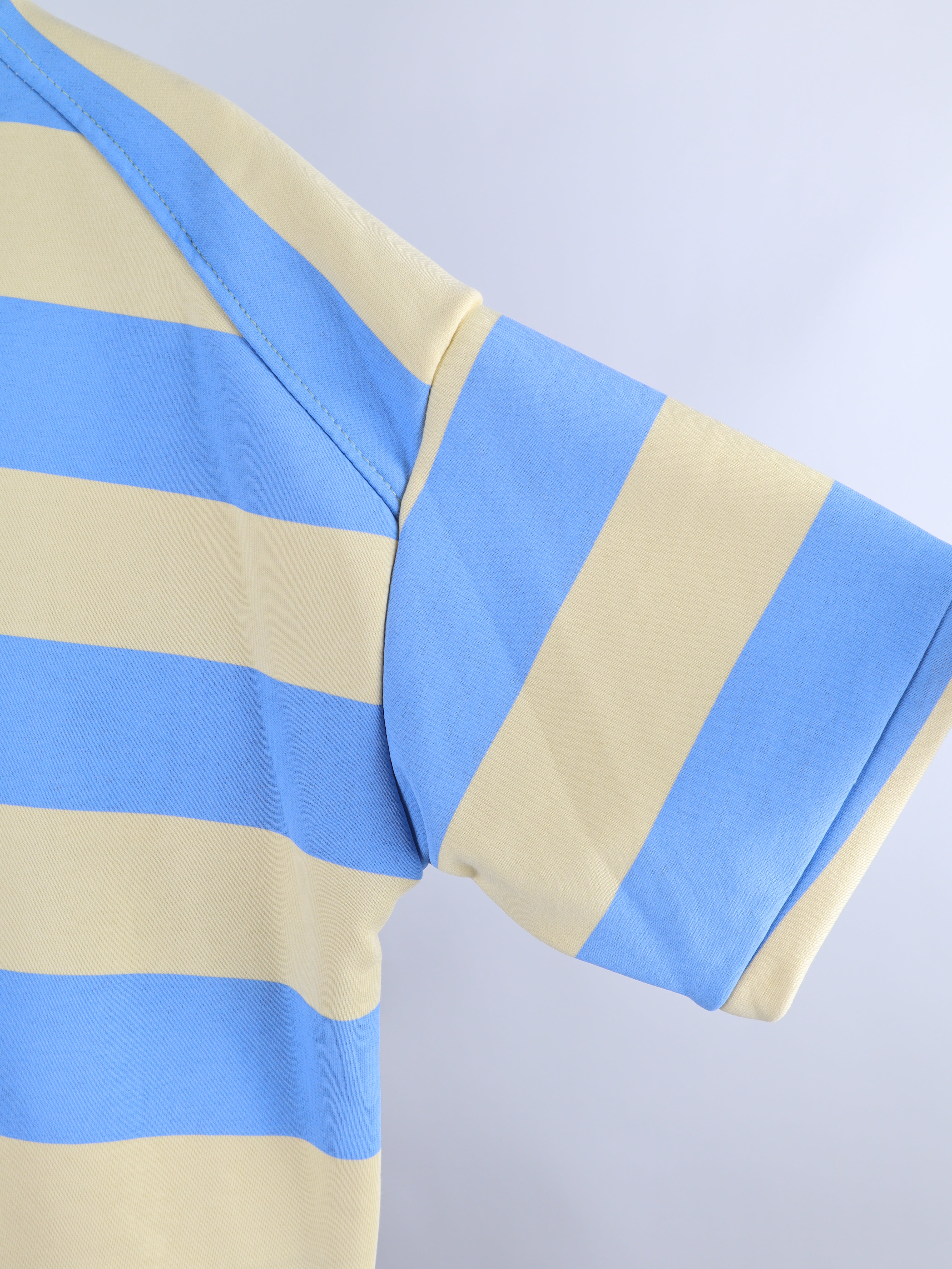 Kurzarm-Sweatshirt Streifen