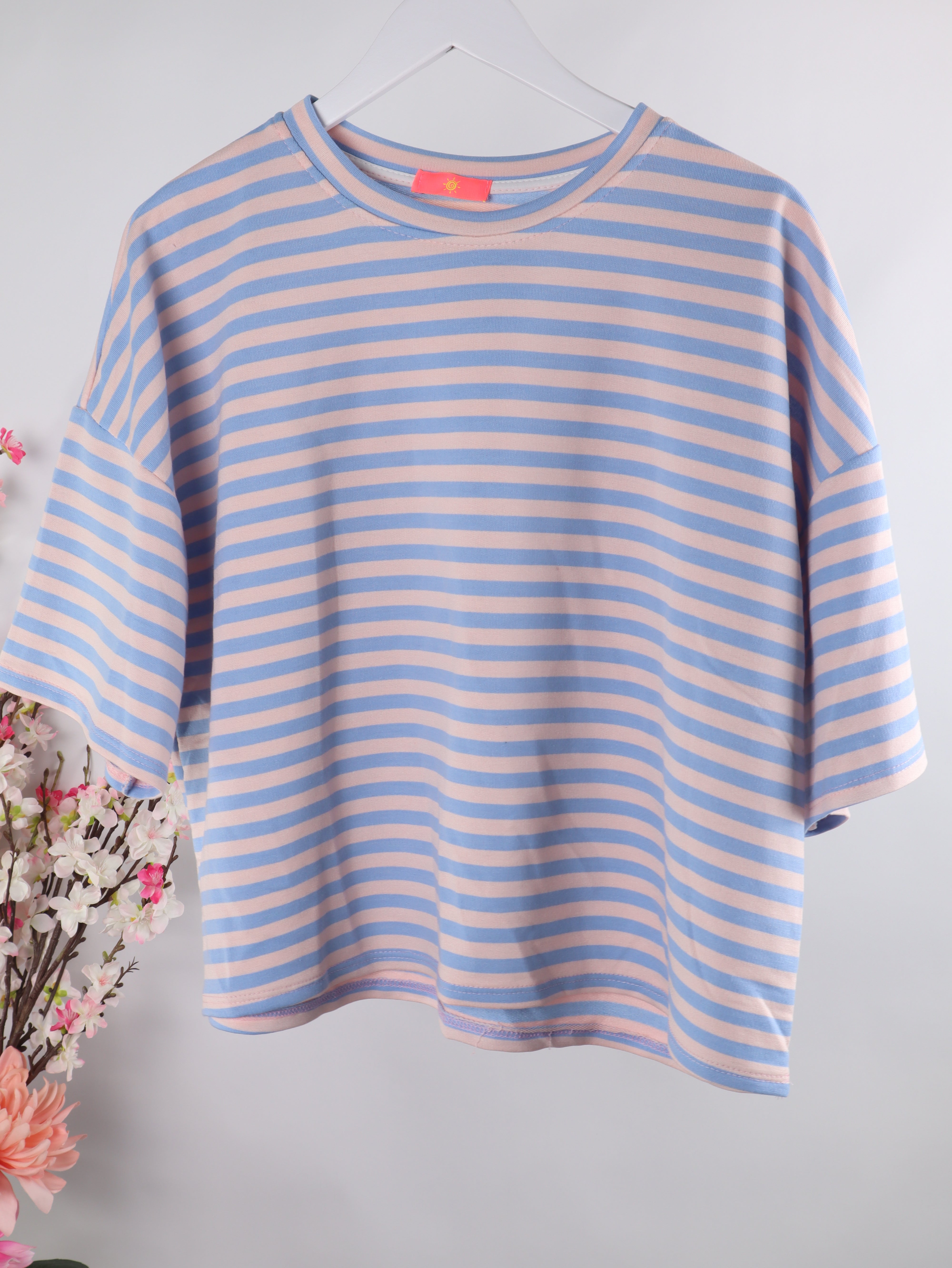 Streifenliebe Boxy-Shirt