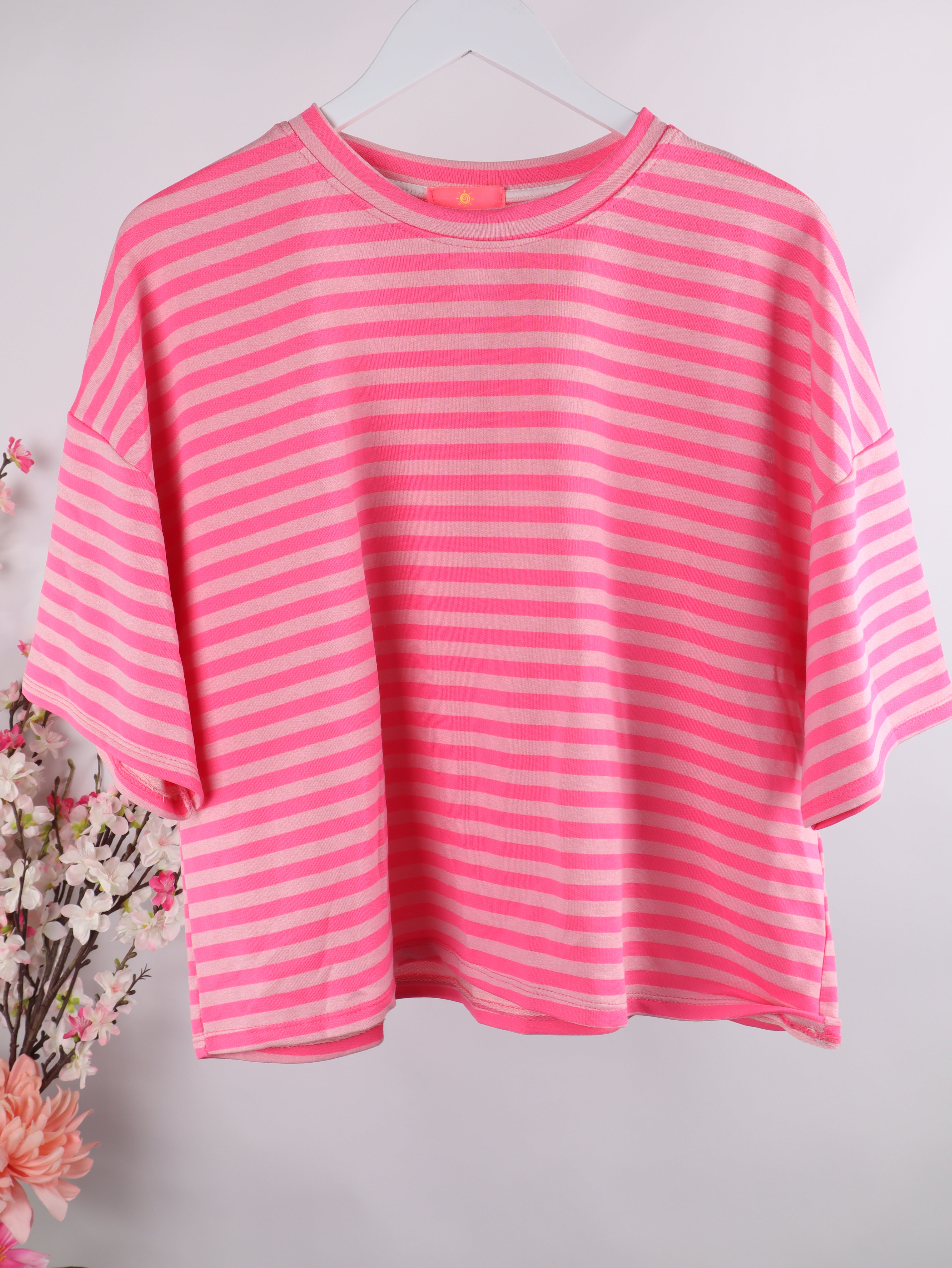 Streifenliebe Boxy-Shirt