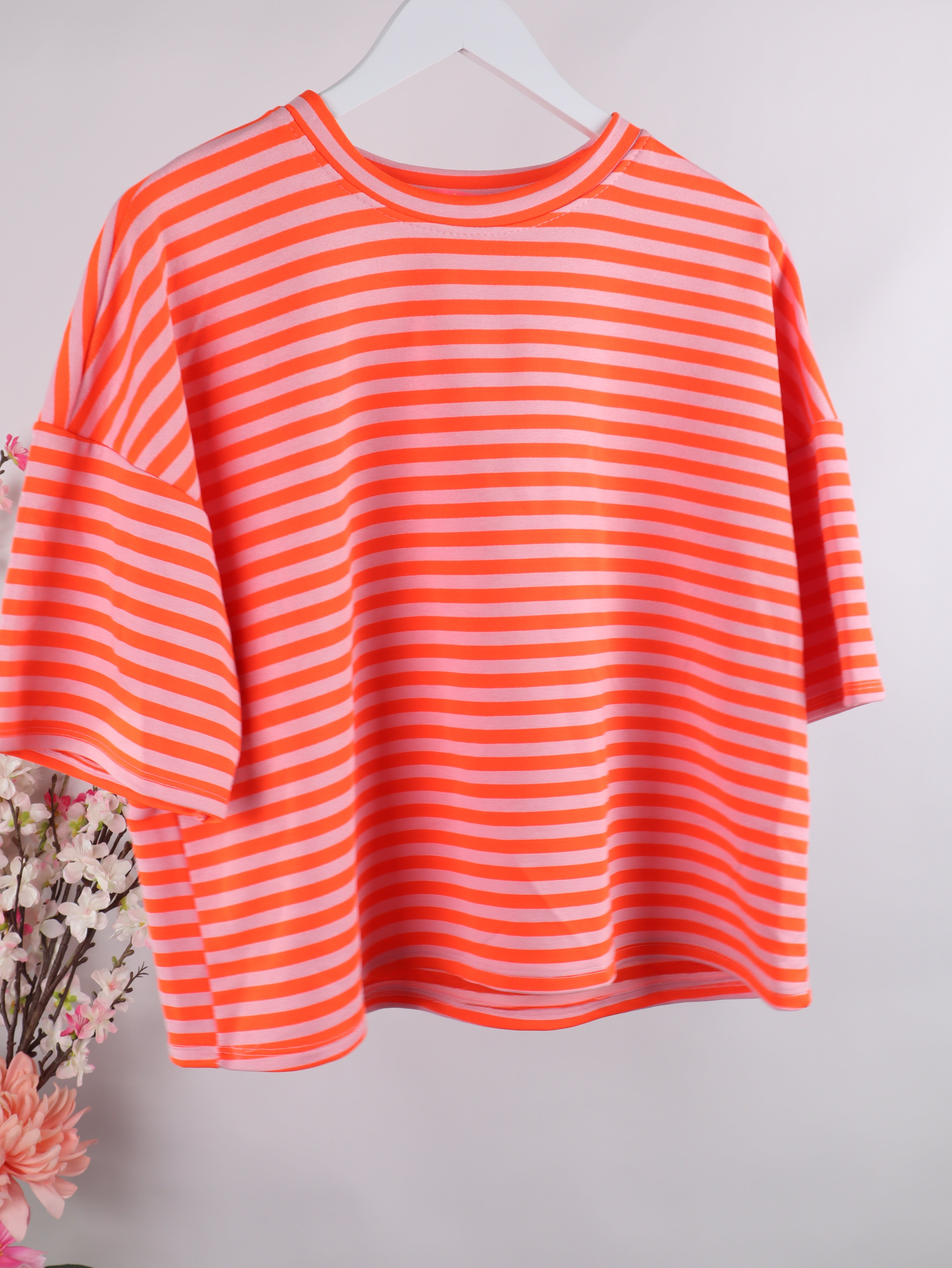 Streifenliebe Boxy-Shirt