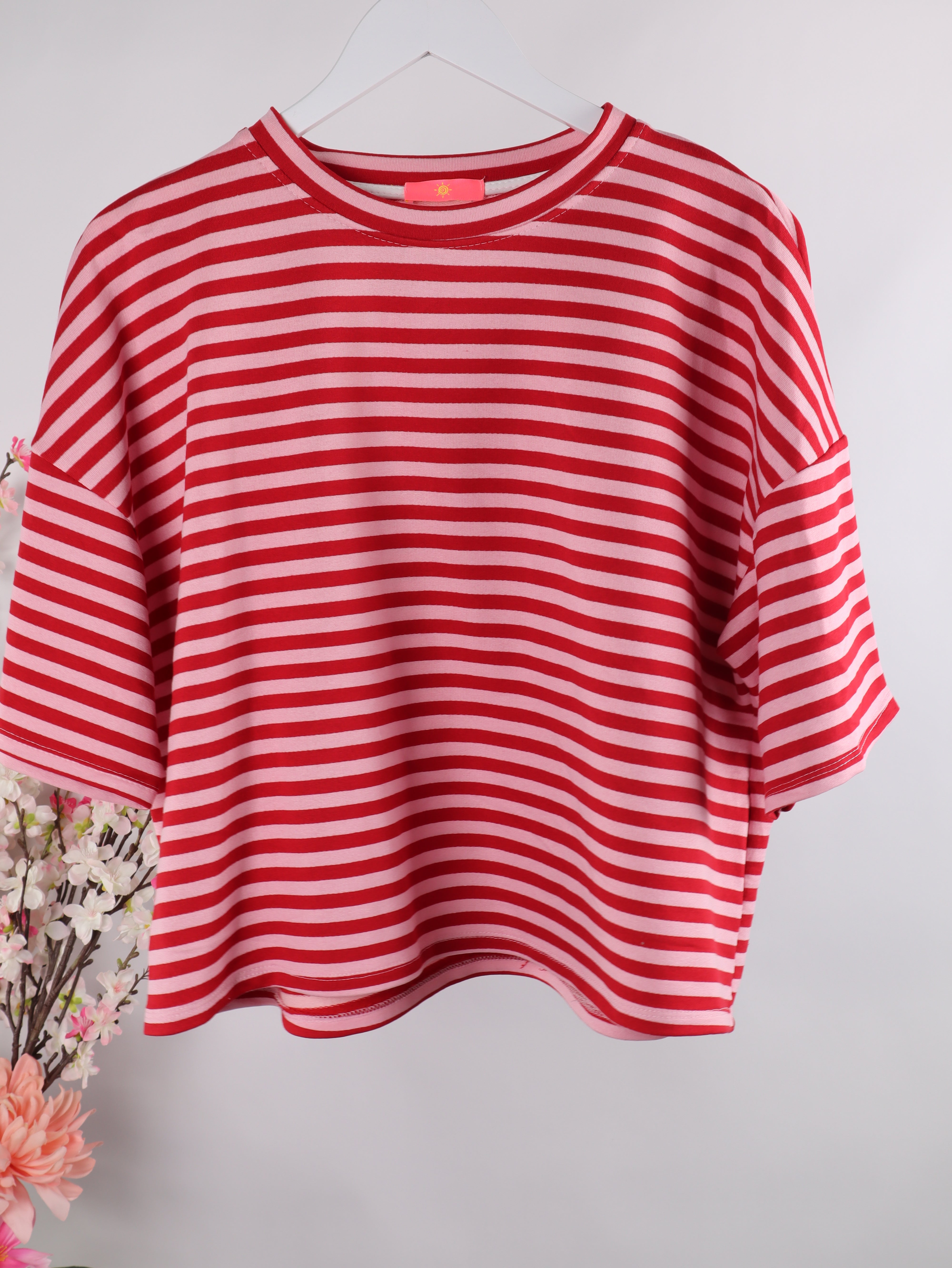 Streifenliebe Boxy-Shirt