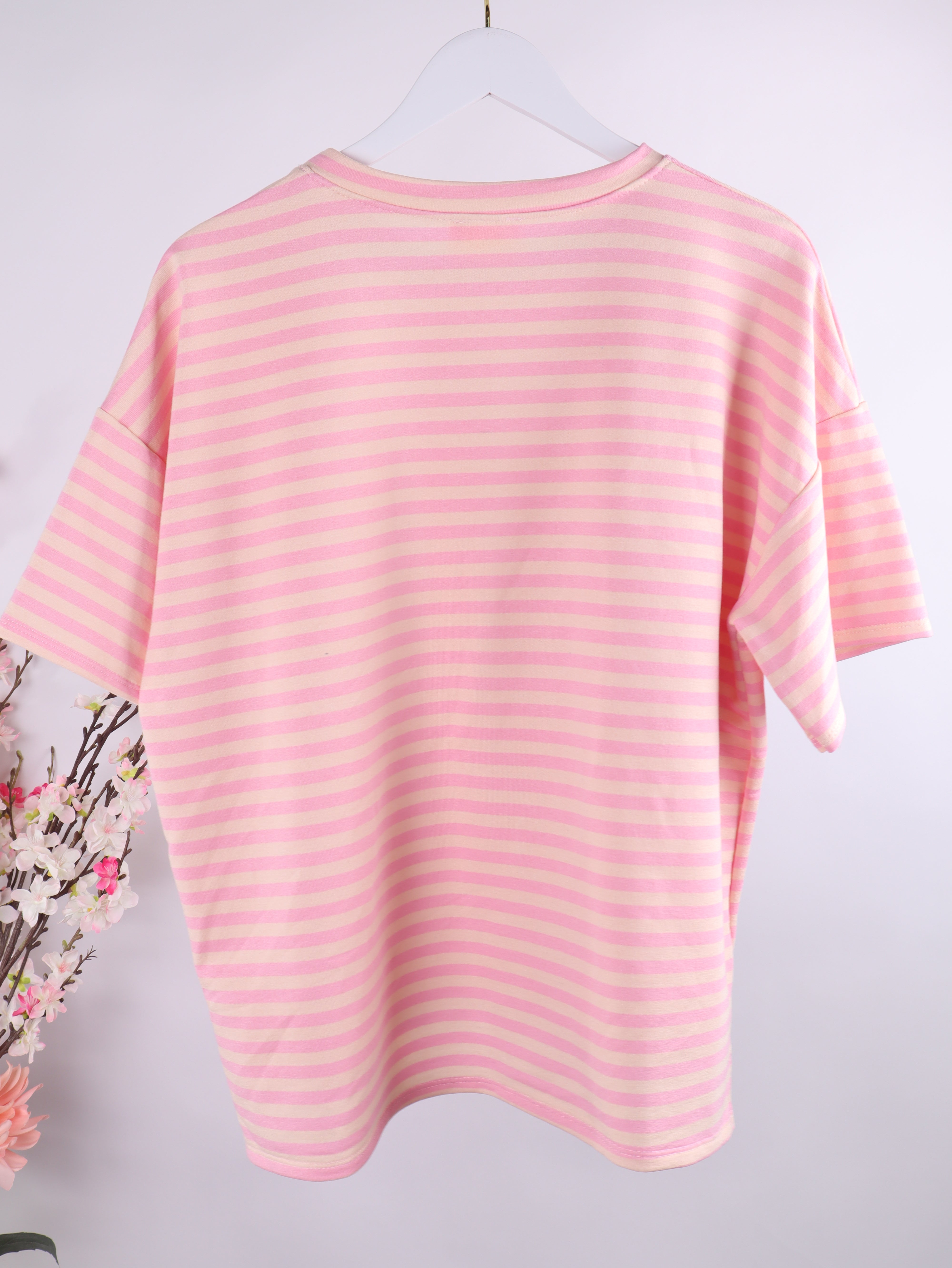 Oversize Streifen-Shirt Bonjour