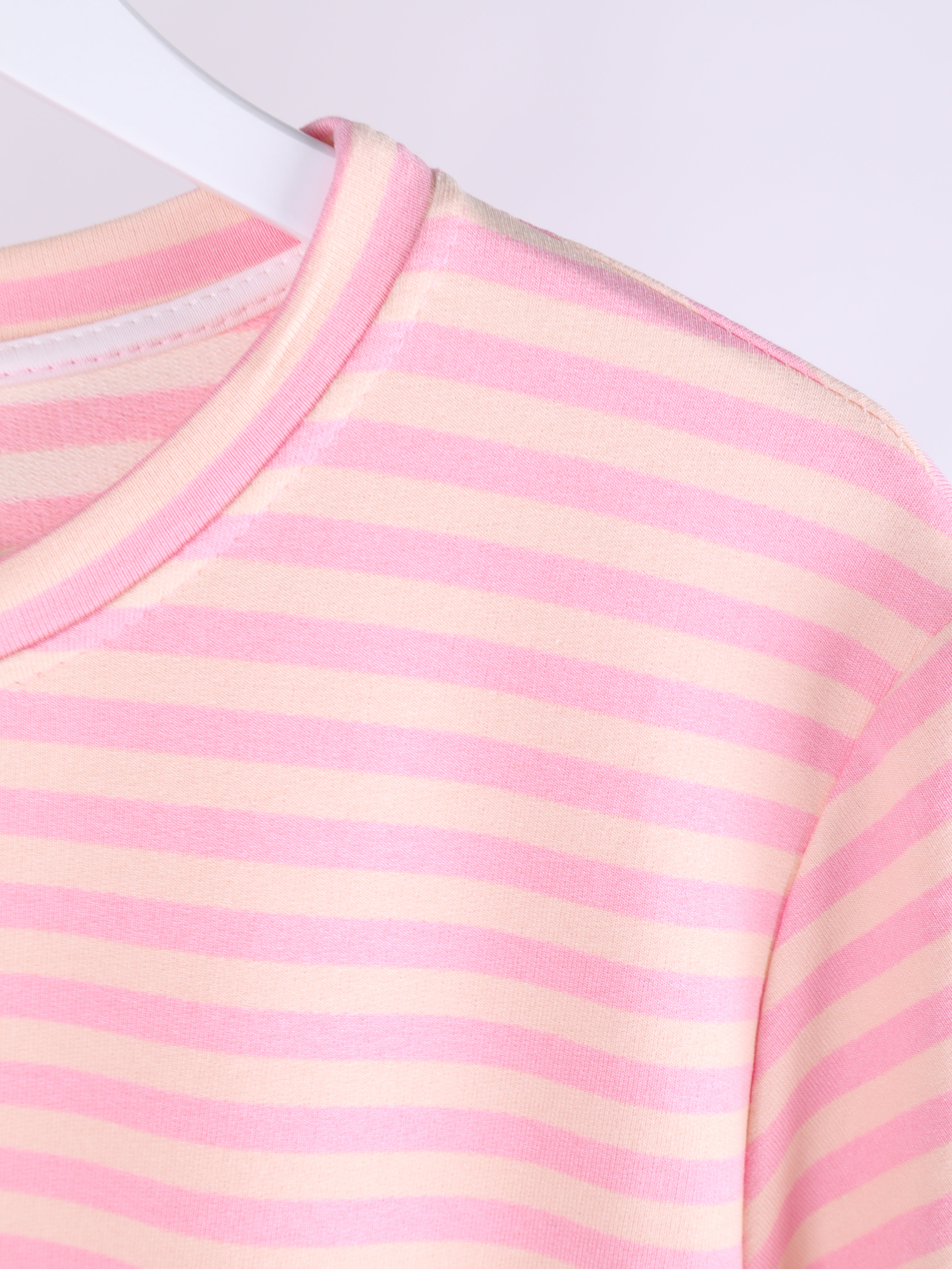 Streifen Shirtkleid