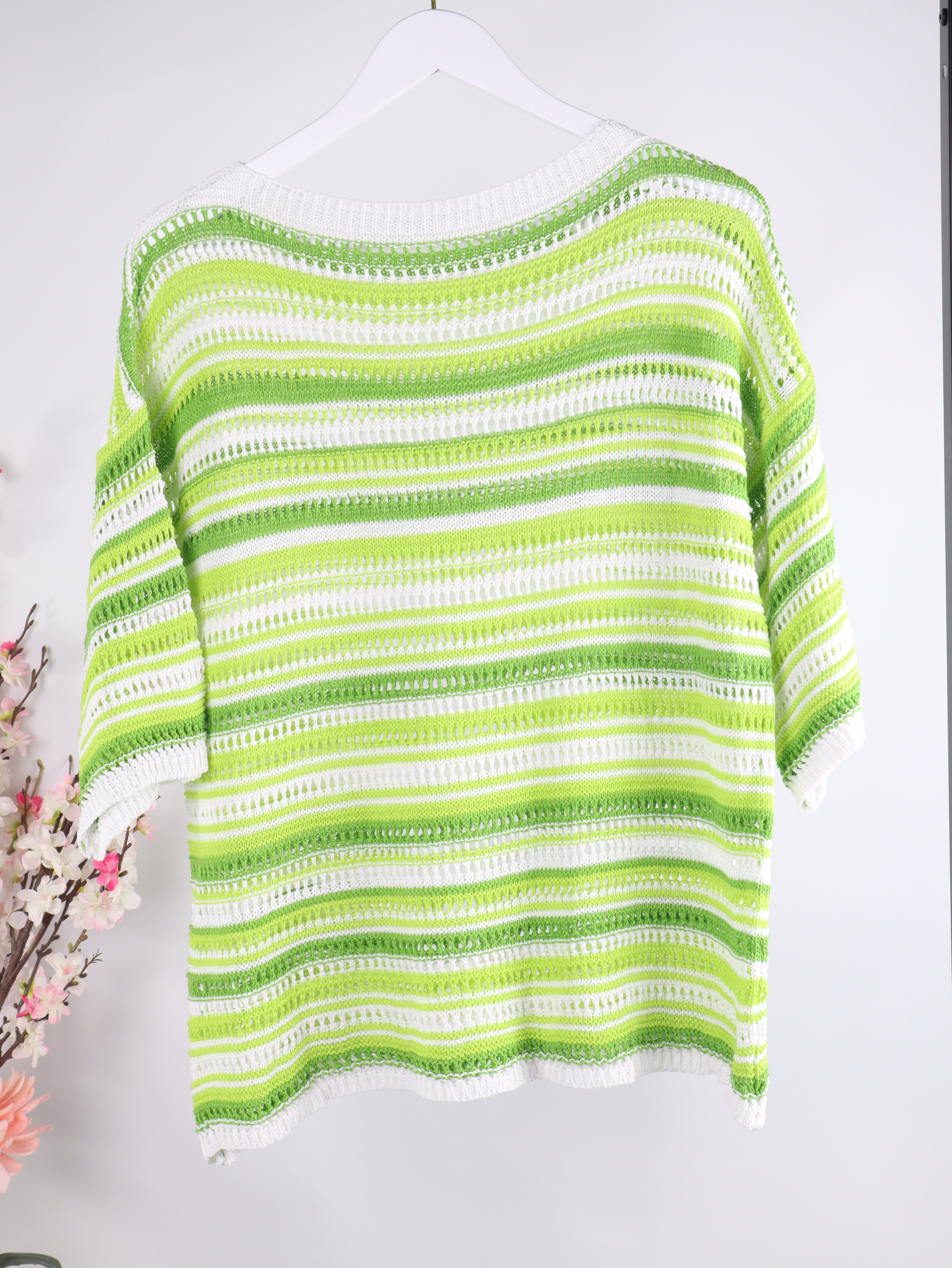 Streifen Strickshirt Multicolor