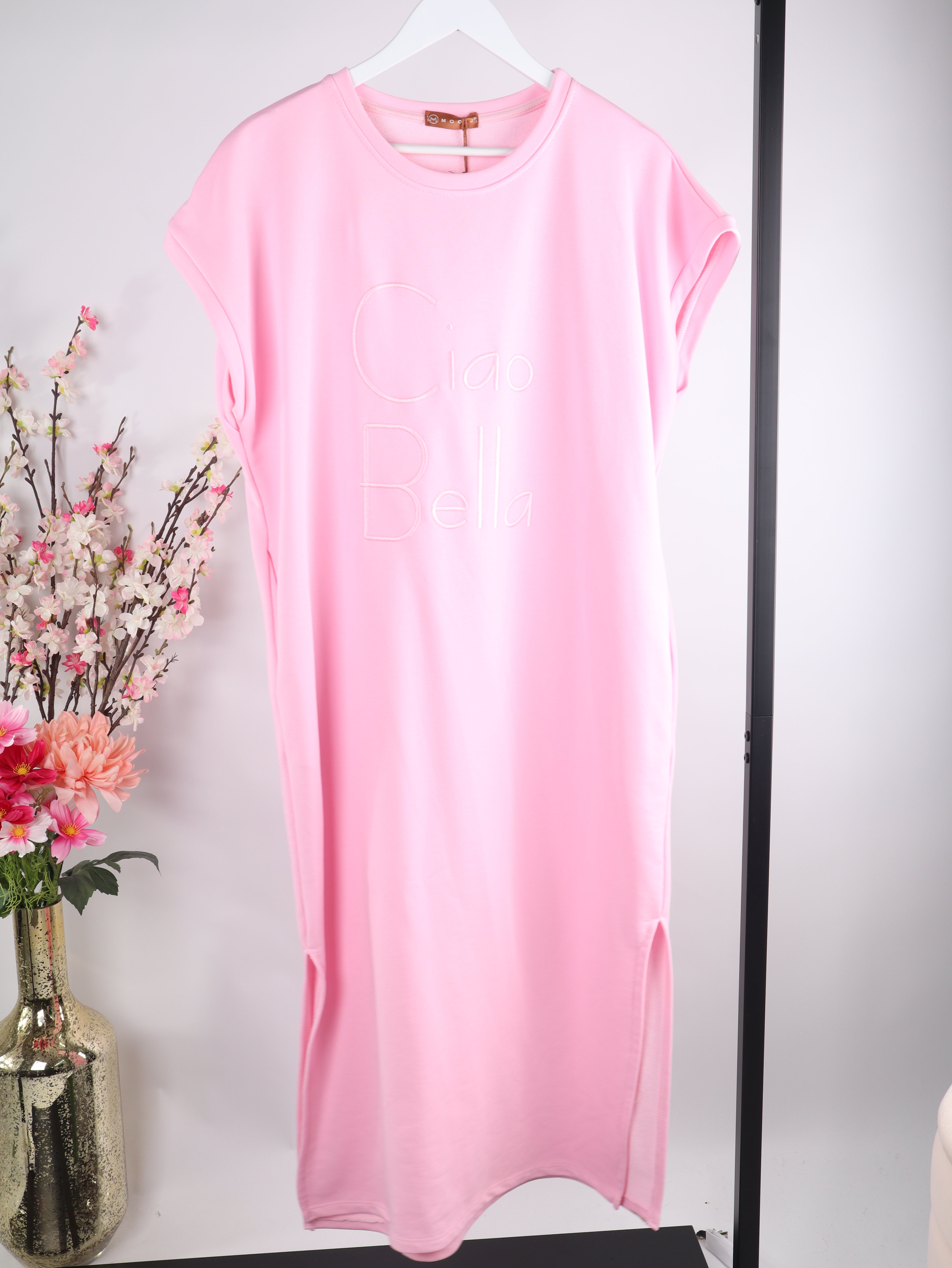 Maxi-T-Shirt Kleid "Ciao Bella"