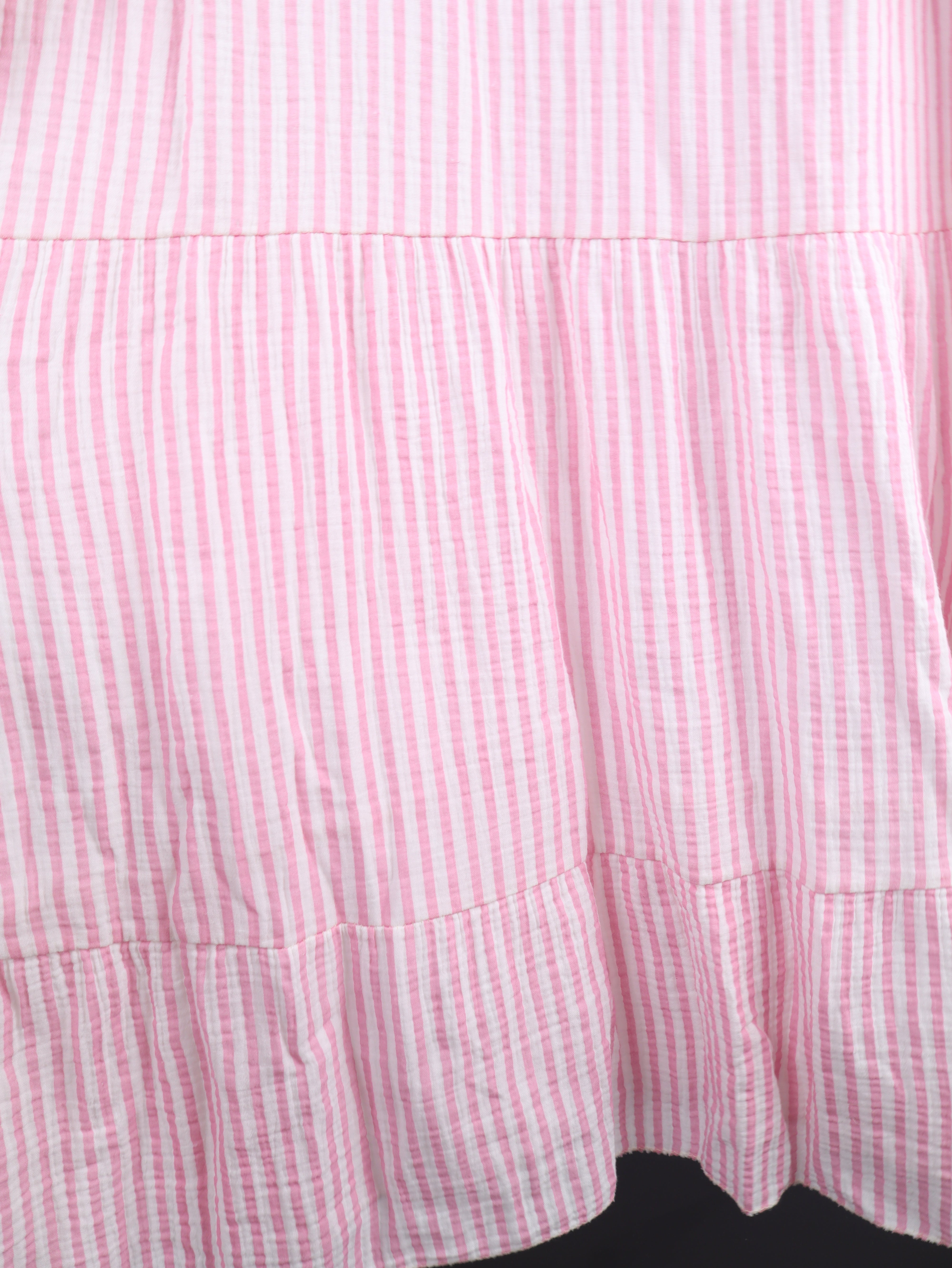 Musselin Kleid Streifen