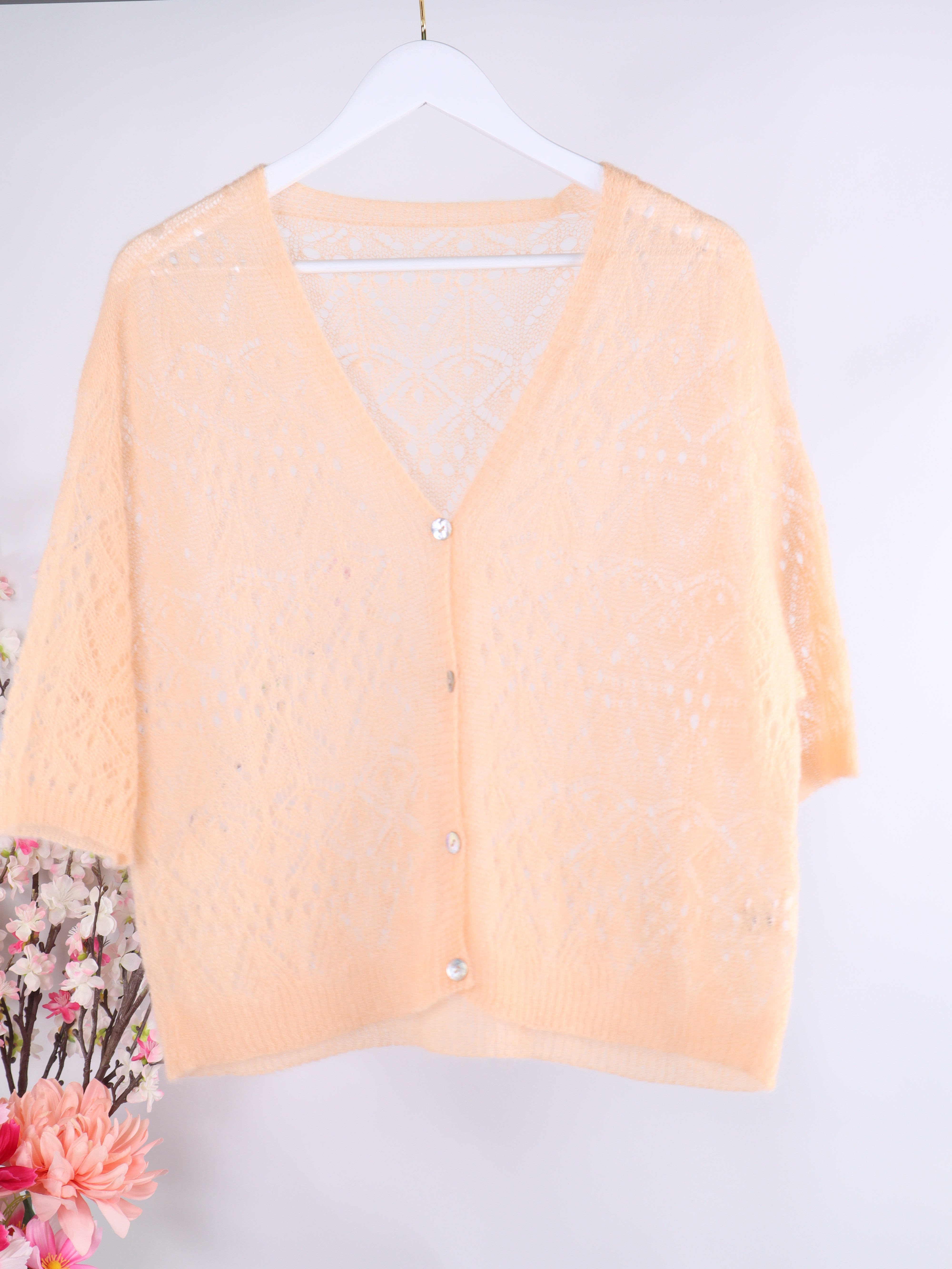 Oversized Mohair-Strickcardigan "Cloud"