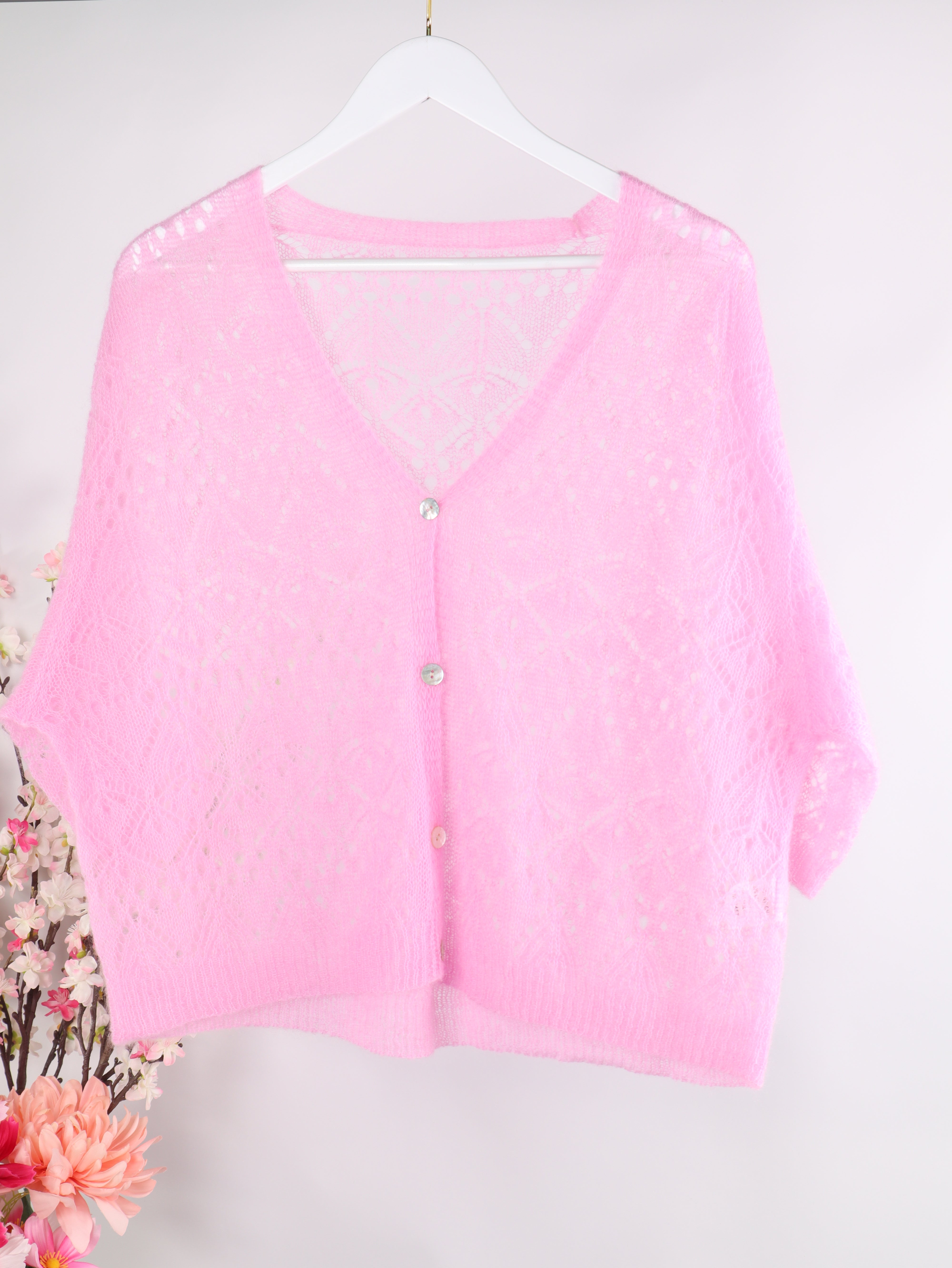 Oversized Mohair-Strickcardigan "Cloud"