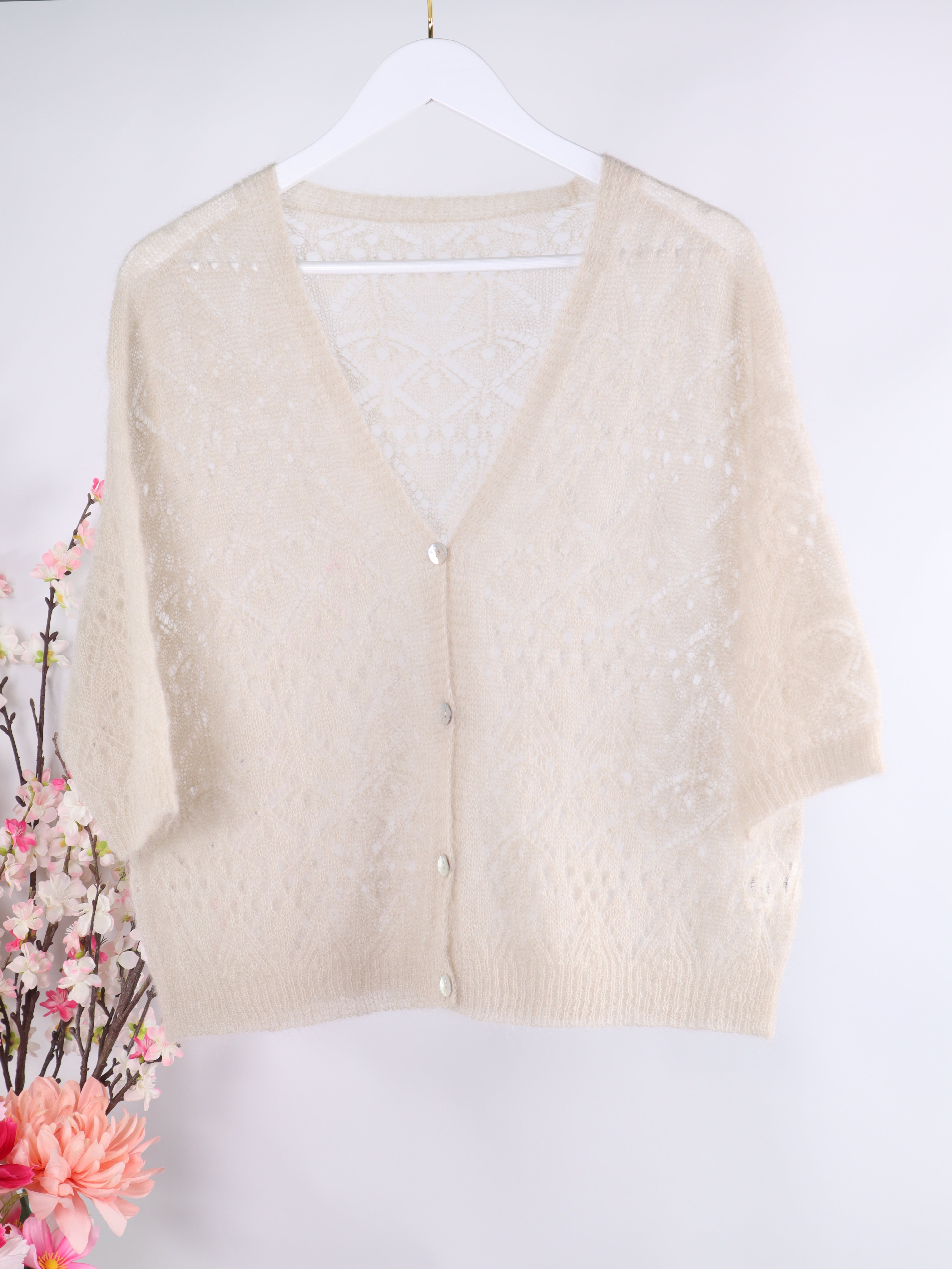 Oversized Mohair-Strickcardigan "Cloud"